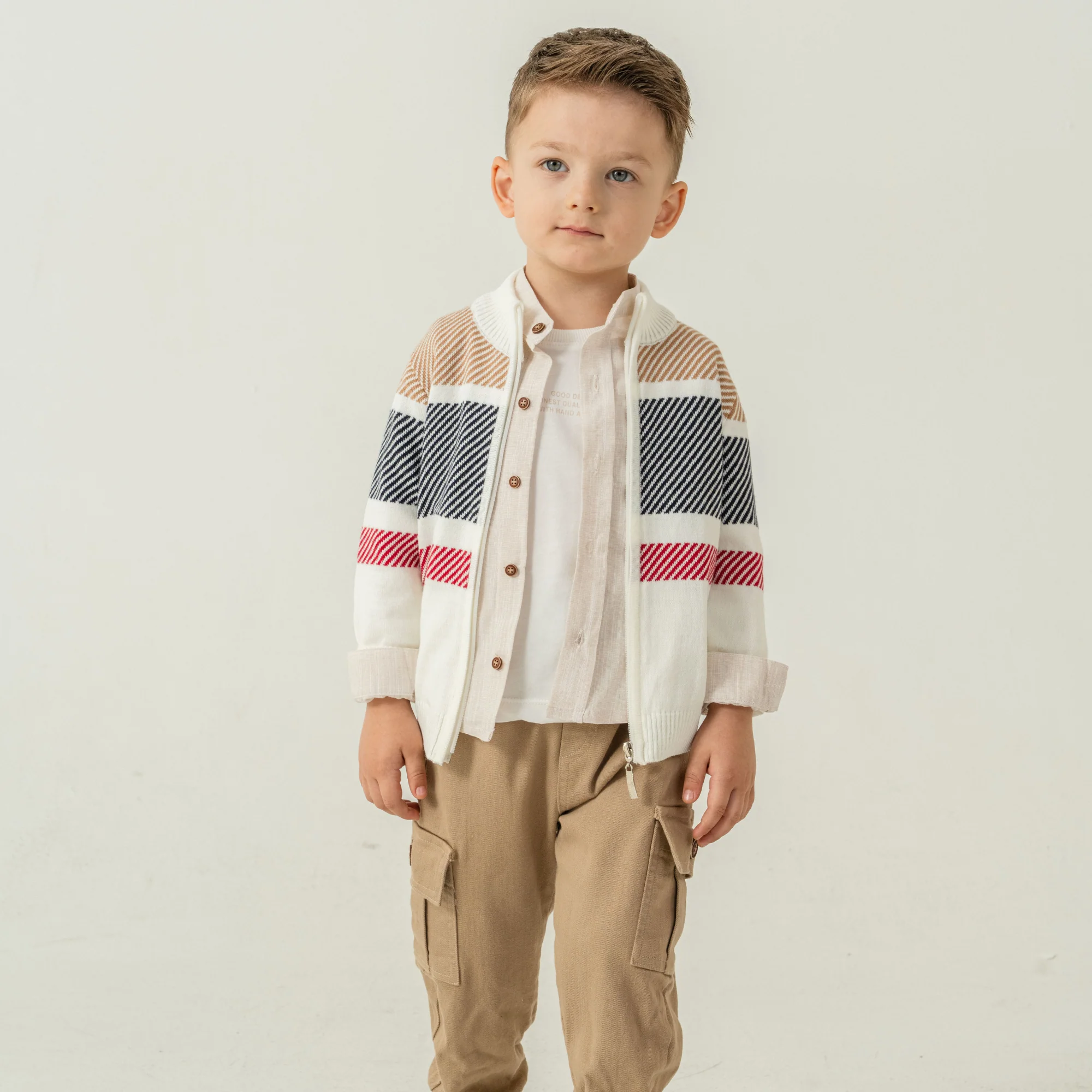 Cargo Style 4PC Sweater Set - Image 4