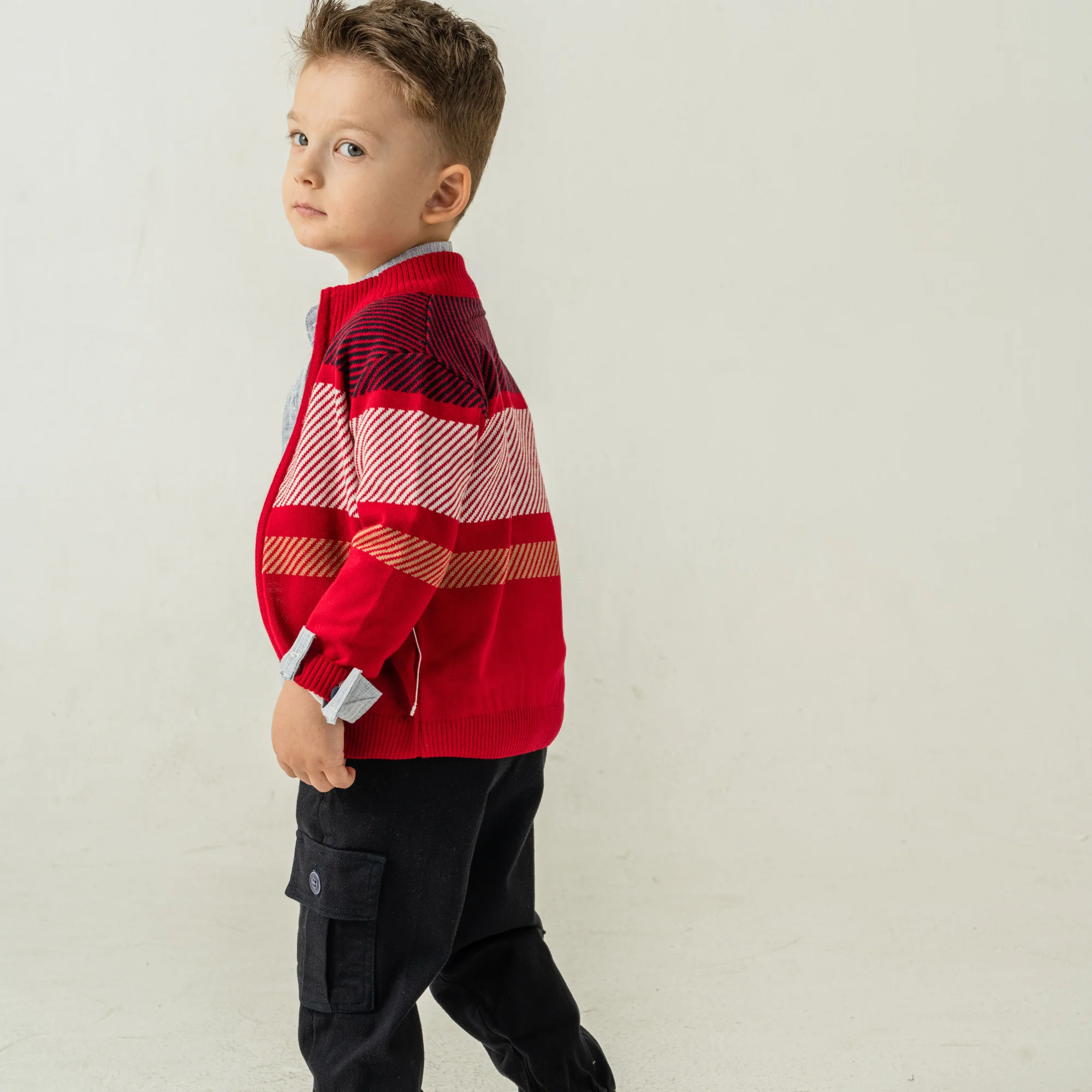 Cargo Style 4PC Sweater Set - Image 5
