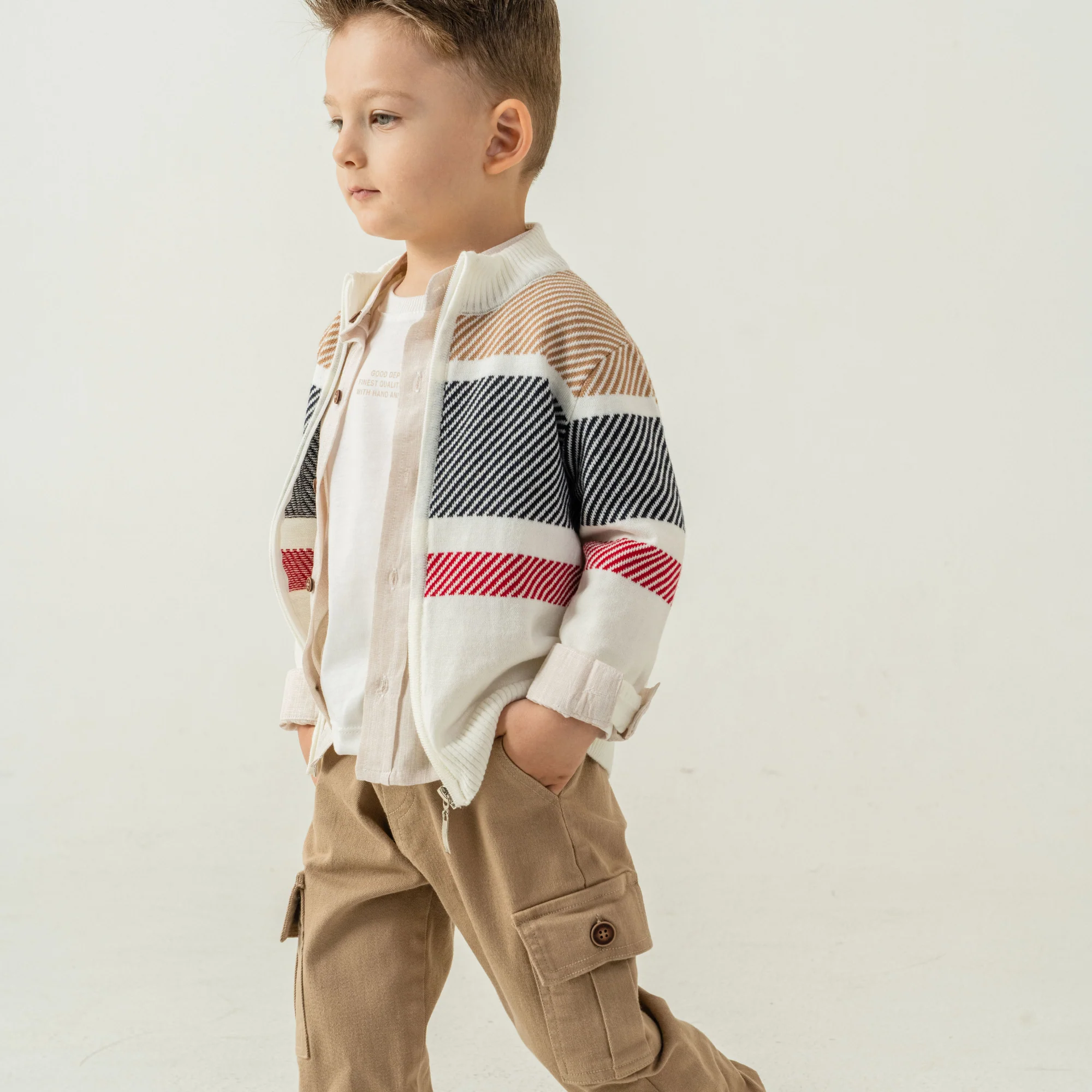 Cargo Style 4PC Sweater Set - Image 6