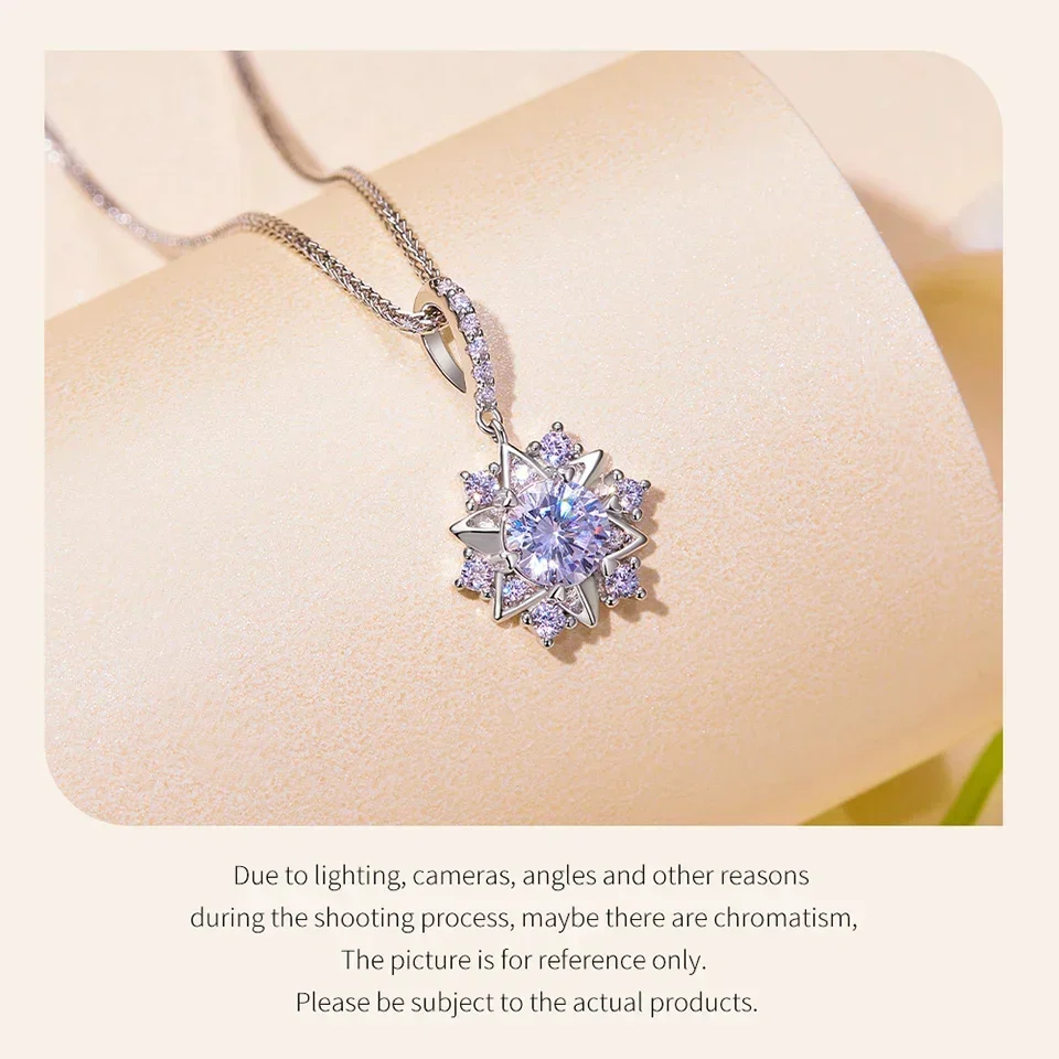Celestial Sparkle 1ct Moissanite Sterling Silver Star Pendant Necklace - Image 15