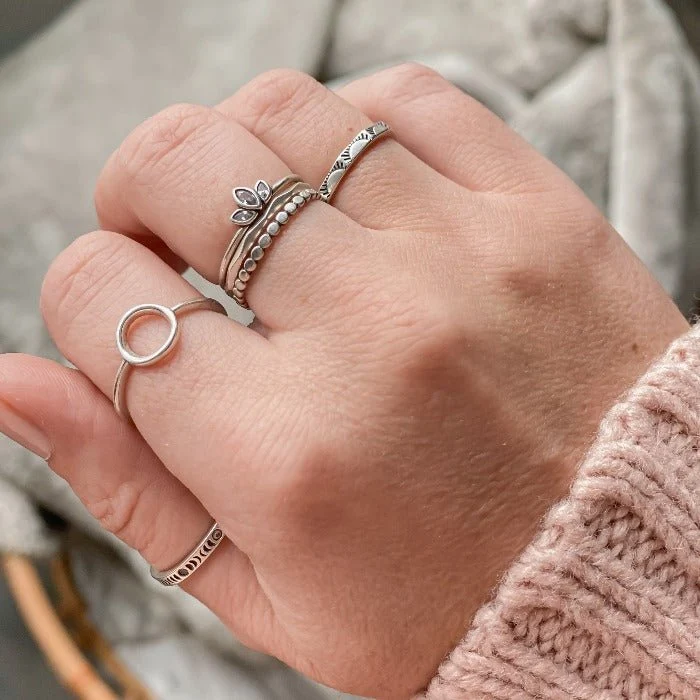 CERCLE | Bague en argent sterling 925 - Image 8