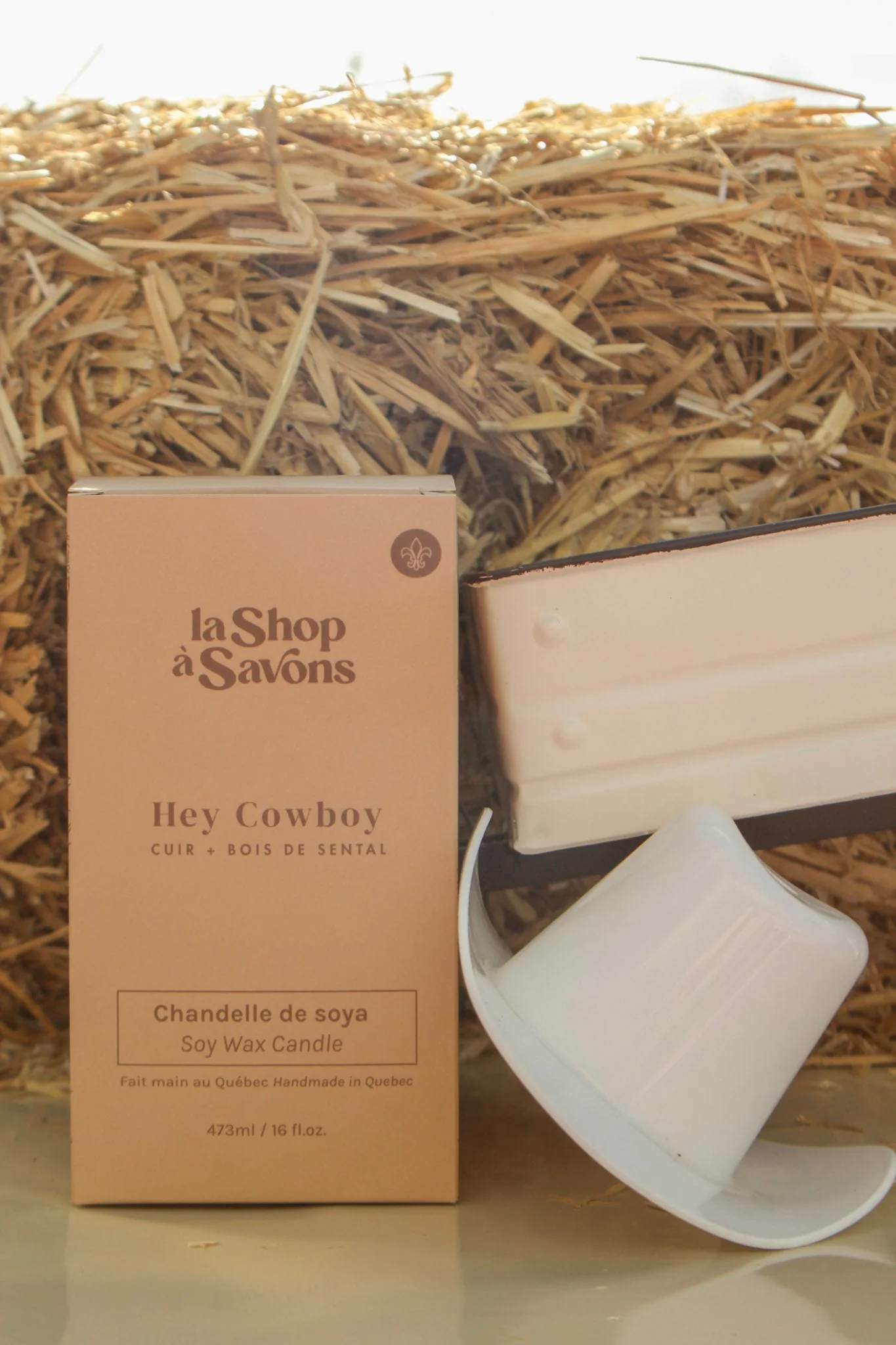 Chandelle de soya 16 oz - Hey Cowboy - Image 3