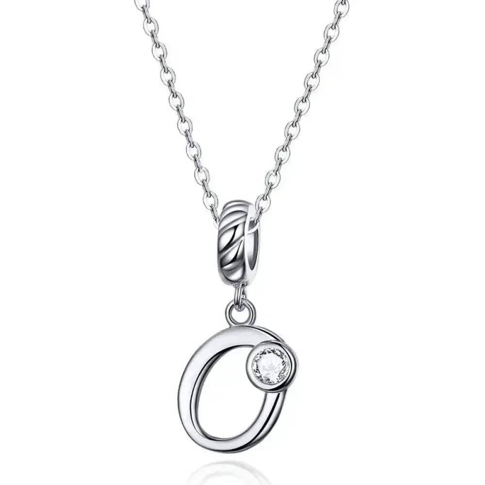 Classic 925 Sterling Silver Initial Necklace - Image 21