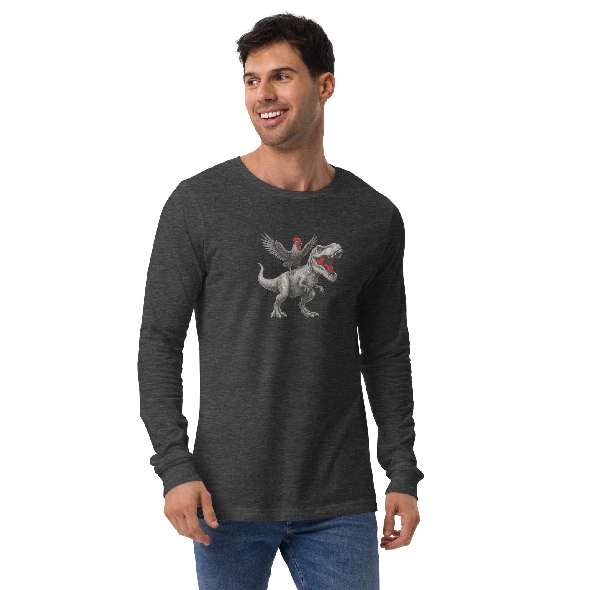 Chickasaurours Unisex Long Sleeve Tee - Image 6