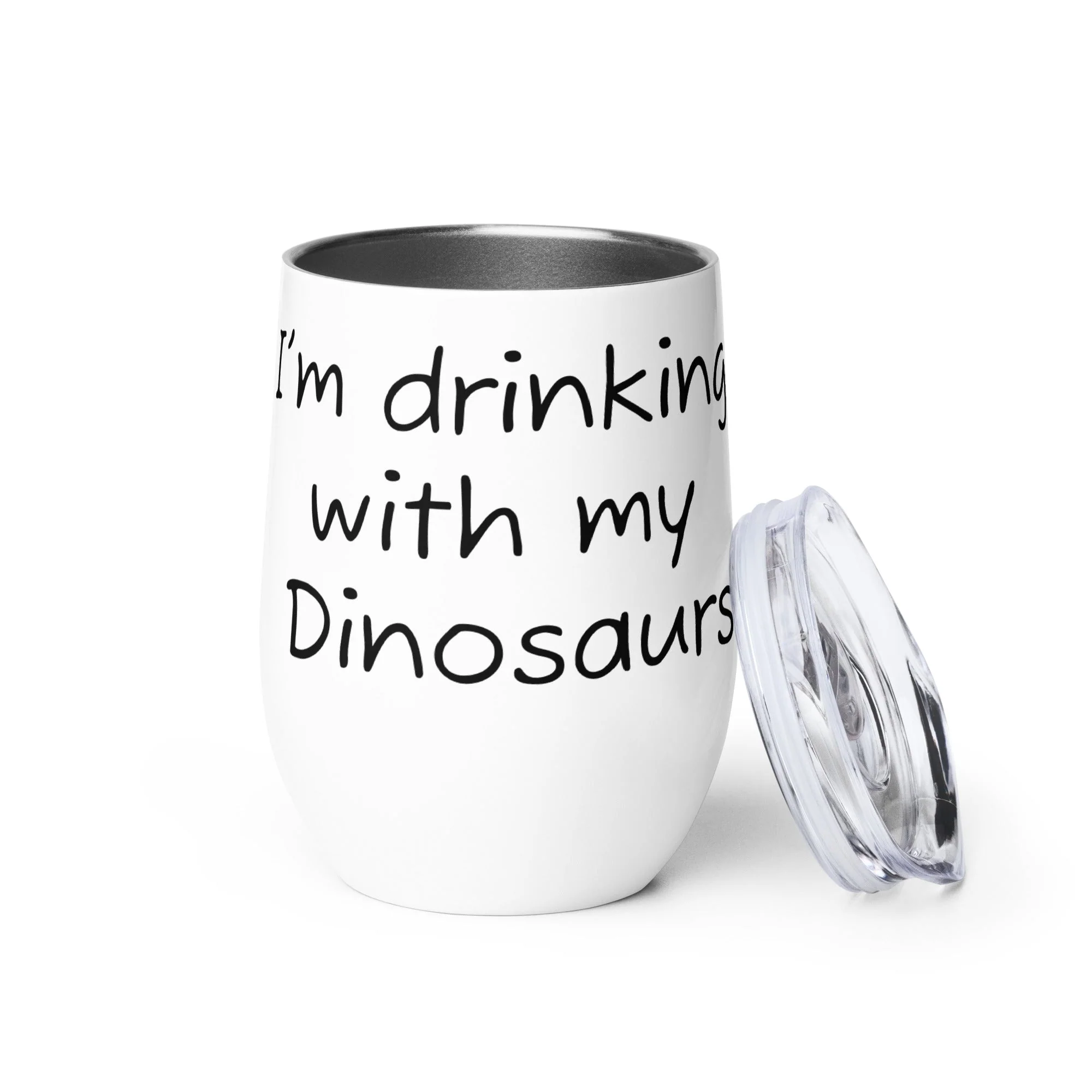 Chickasaurous Battle Wine tumbler - Image 4