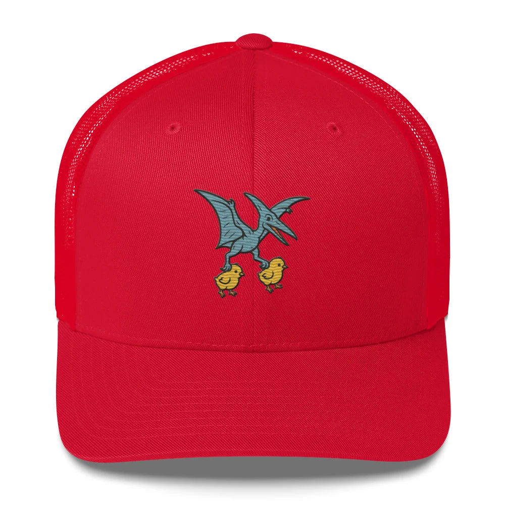 Chickasaurous Pteropoultry Trucker Cap - Image 3