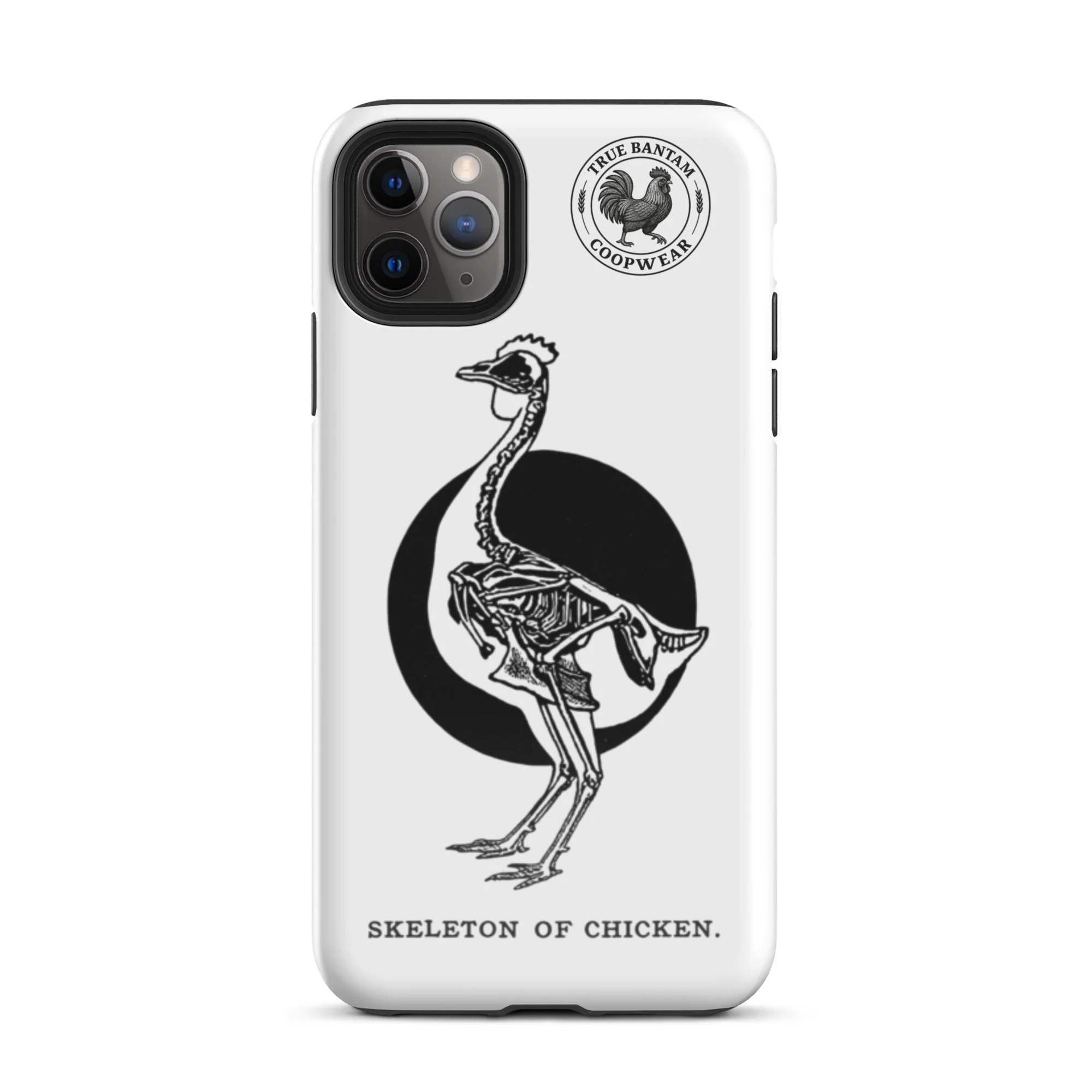 Chicken Skeleton Retro Tough Case for iPhone® - Image 5