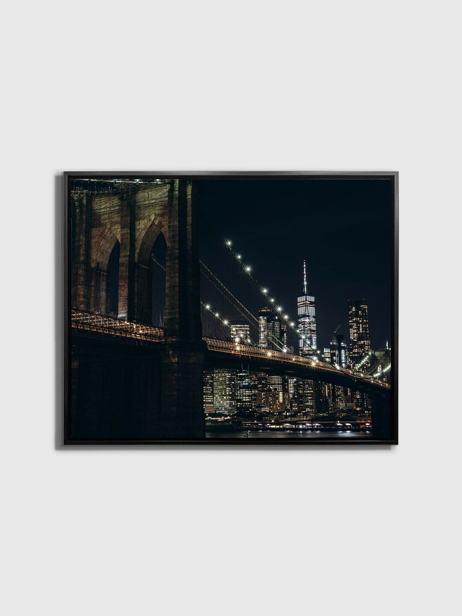 Cities Skyline-NYC Bridge-Canvas Wall Decor - Image 4
