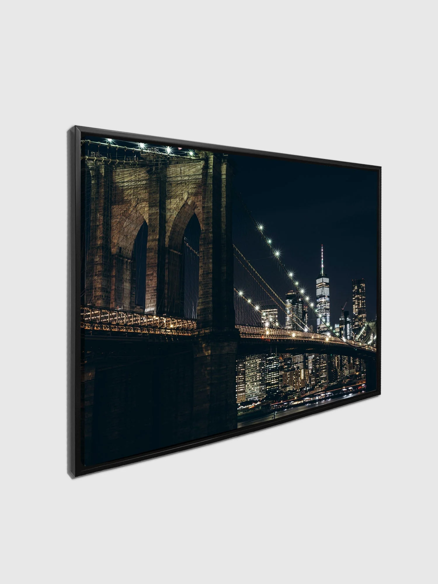 Cities Skyline-NYC Bridge-Canvas Wall Decor - Image 5
