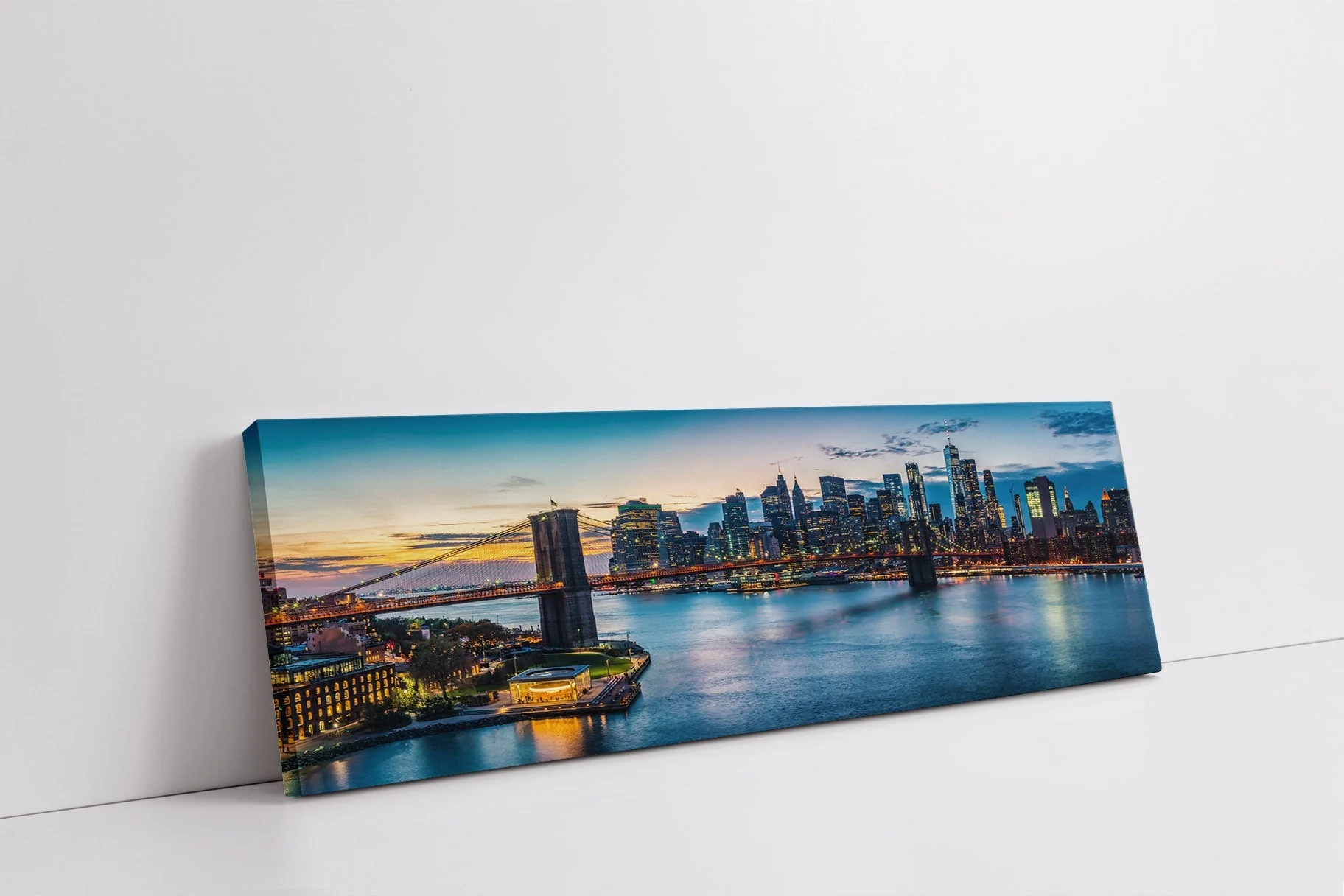 Cities Skylines-NYC Sunset Bridge-Wall Art - Image 5