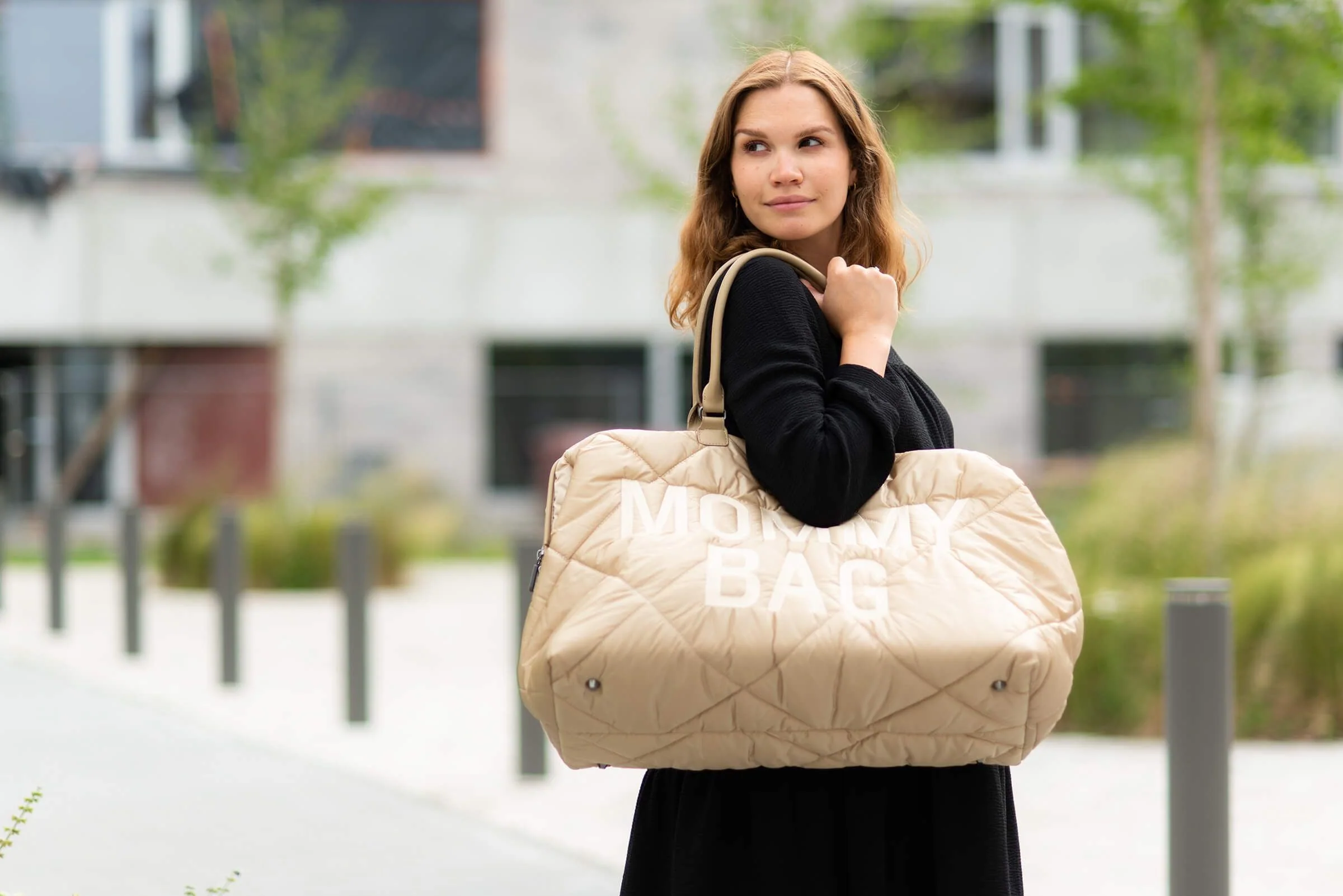 Cloud Comfort Puffer Mommy Bag - Beige - Image 19