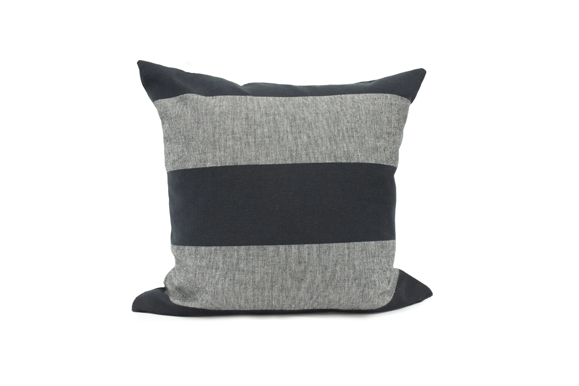Coal Stripe Cushion Cover - Image 2