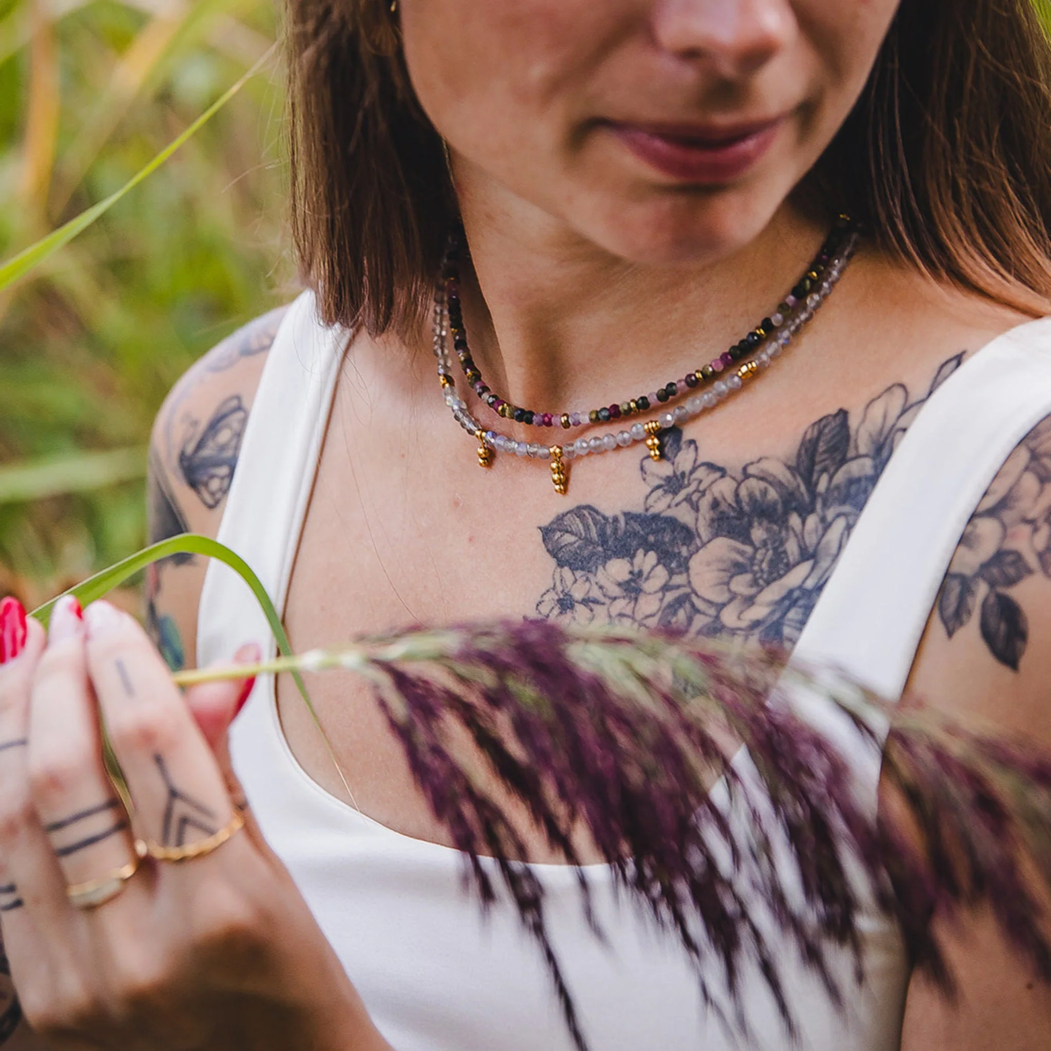 Collier en tourmaline et hématite | IRIS - Image 9