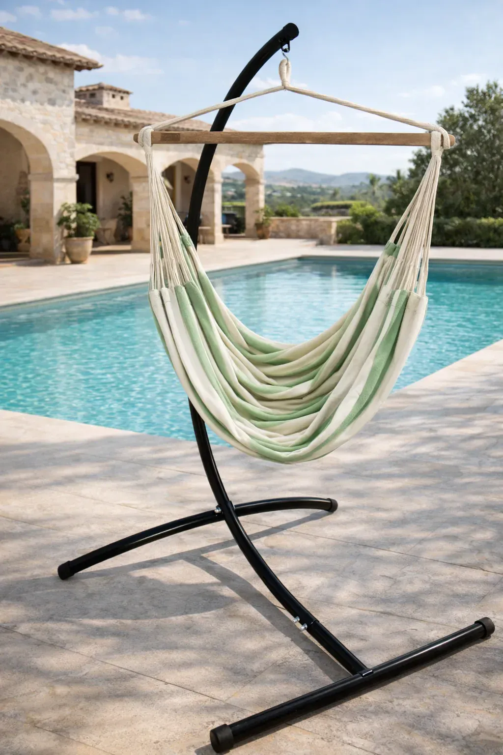 Colombian Hammock Chair with Universal Chair Stand - Image 18
