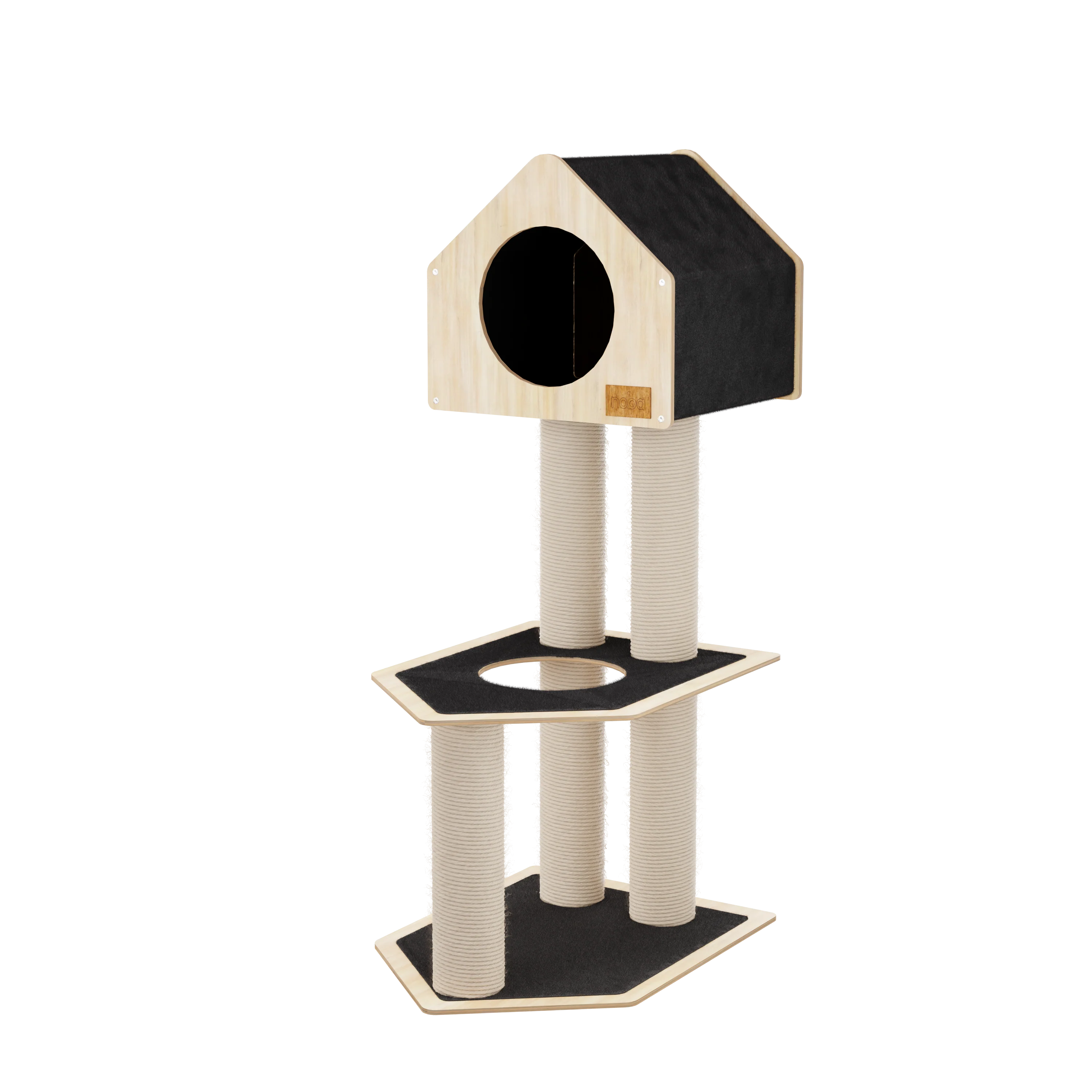 Condo Hideout - 2-Level Deluxe Cat Tree - Image 3