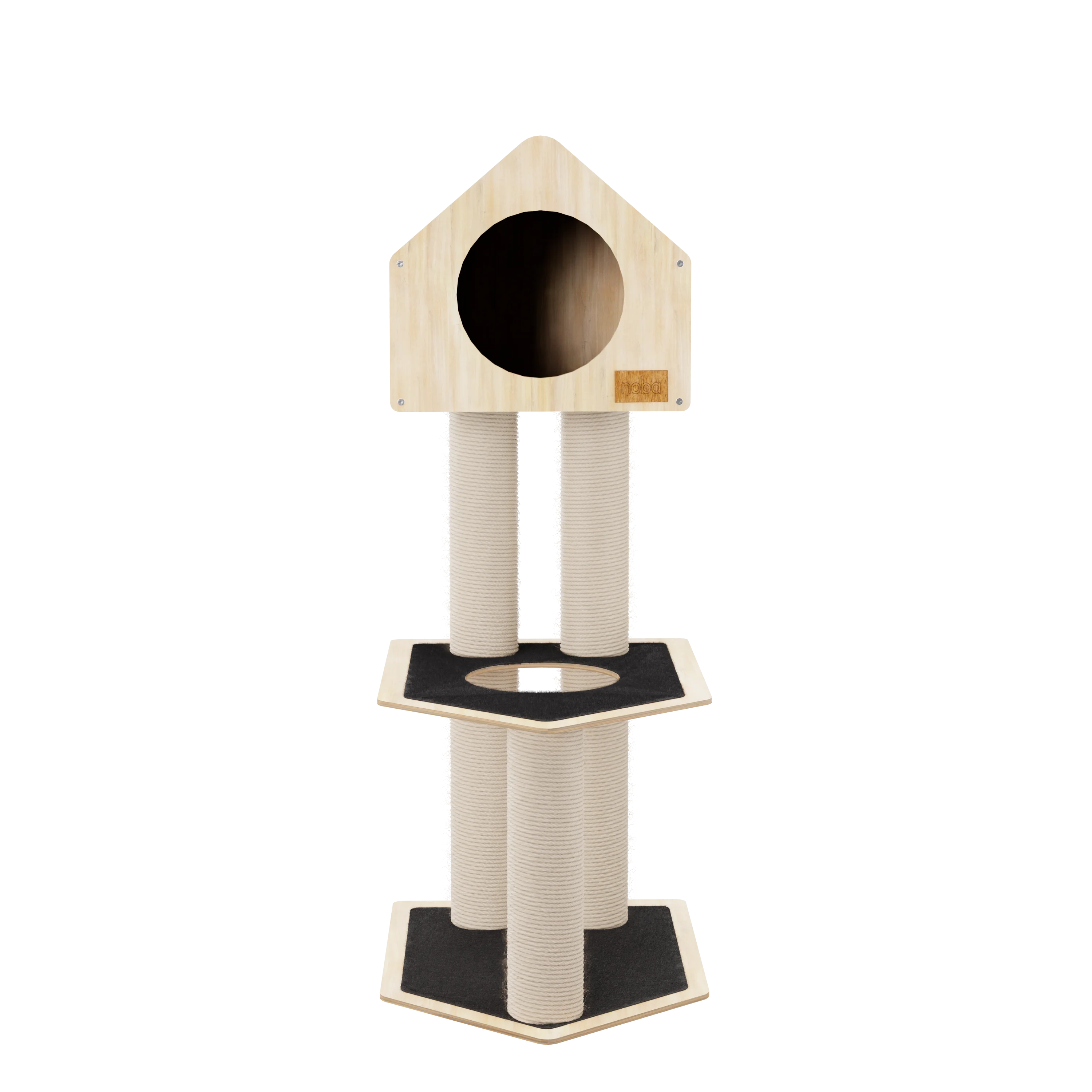 Condo Hideout - 2-Level Deluxe Cat Tree - Image 4