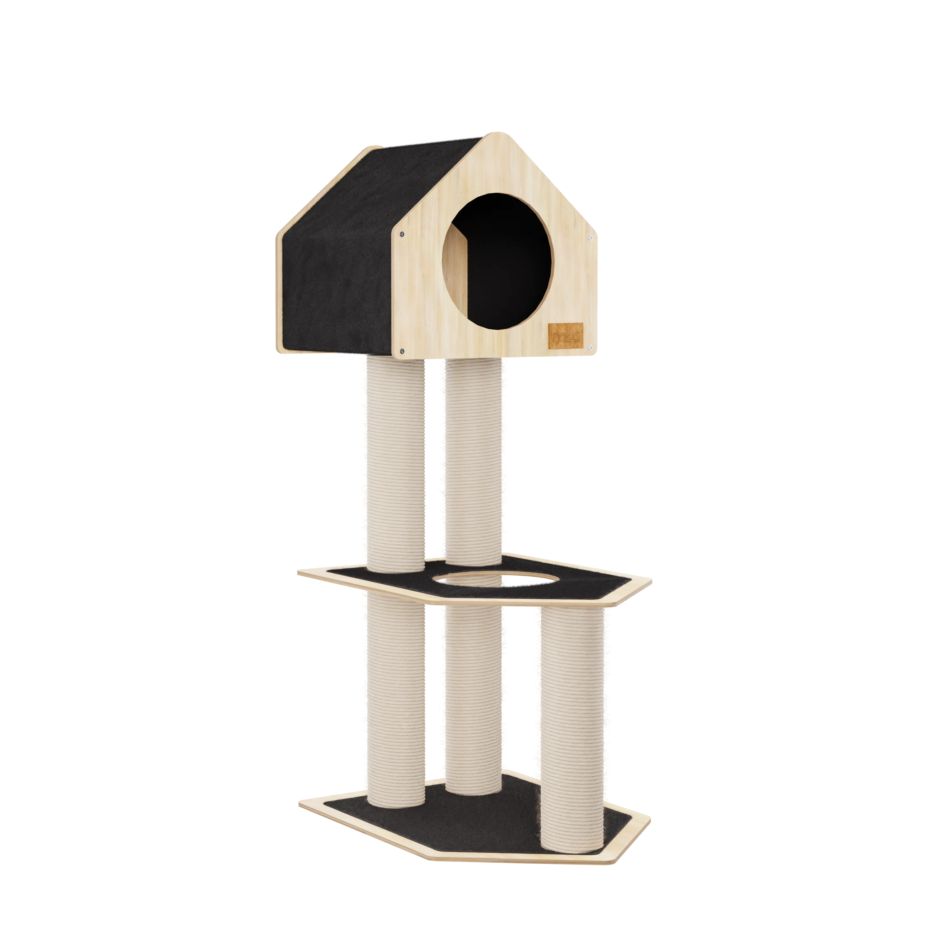 Condo Hideout - 2-Level Deluxe Cat Tree - Image 5