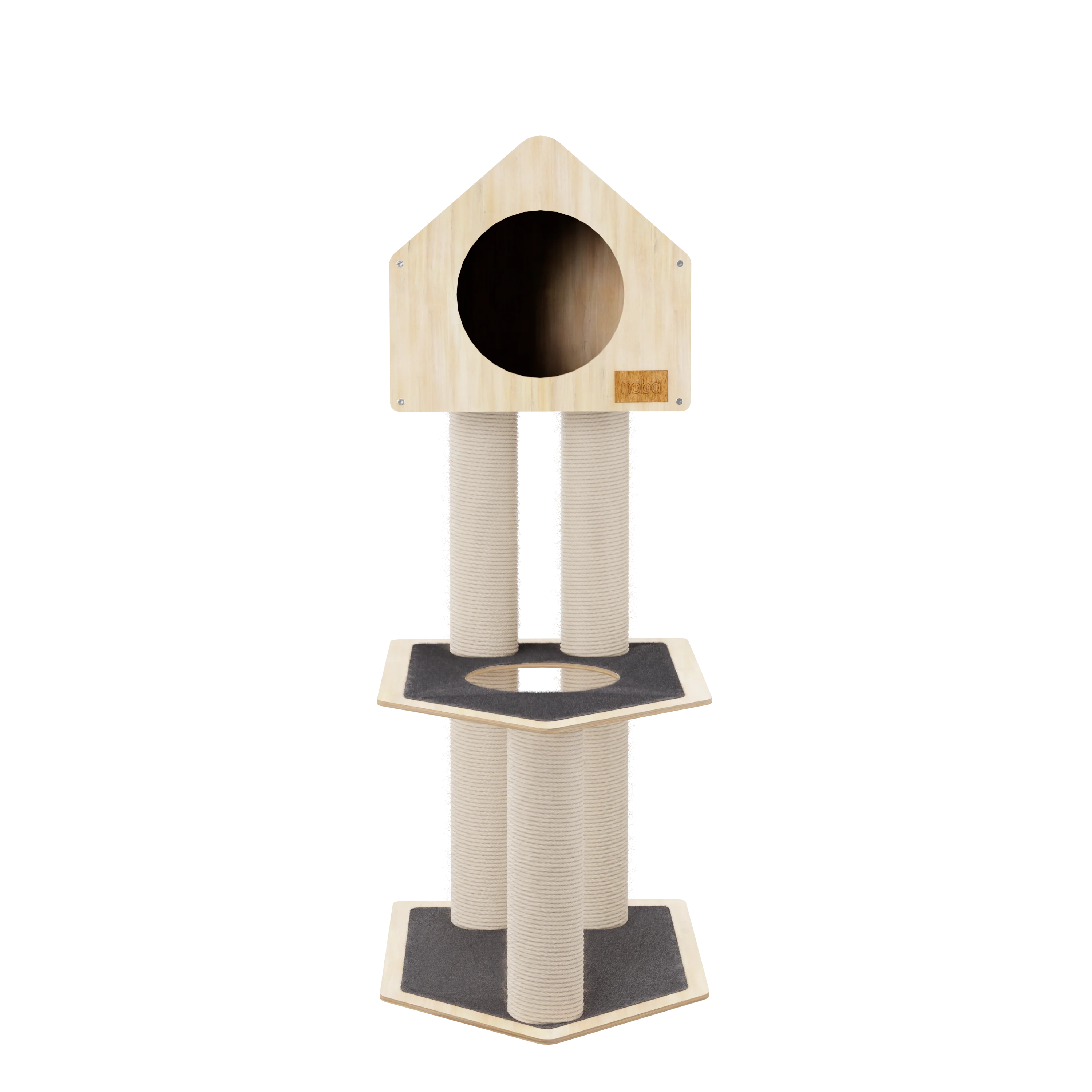 Condo Hideout - 2-Level Deluxe Cat Tree - Image 6