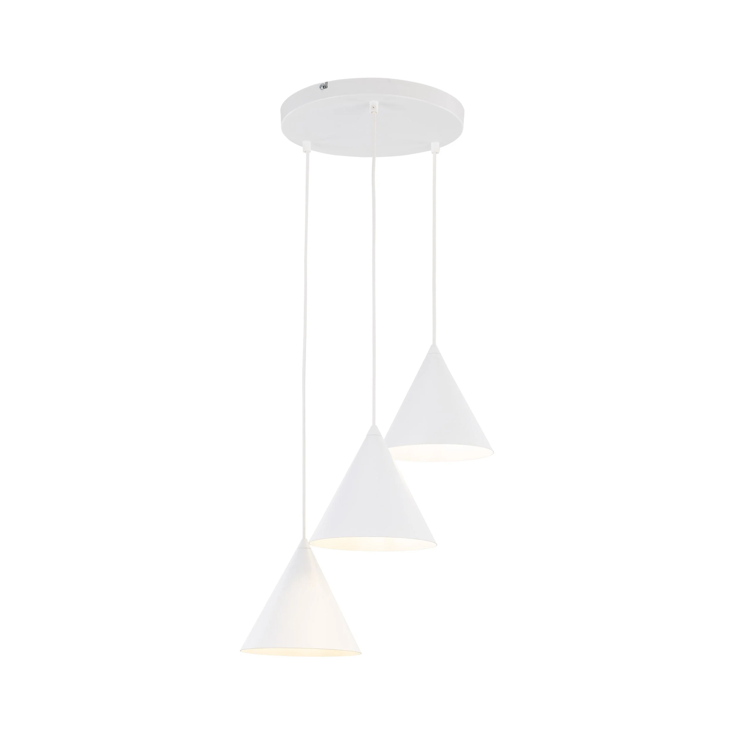 CONO 3-Light Steel Cone Pendant for Kitchen Island & Dining Table - Image 10