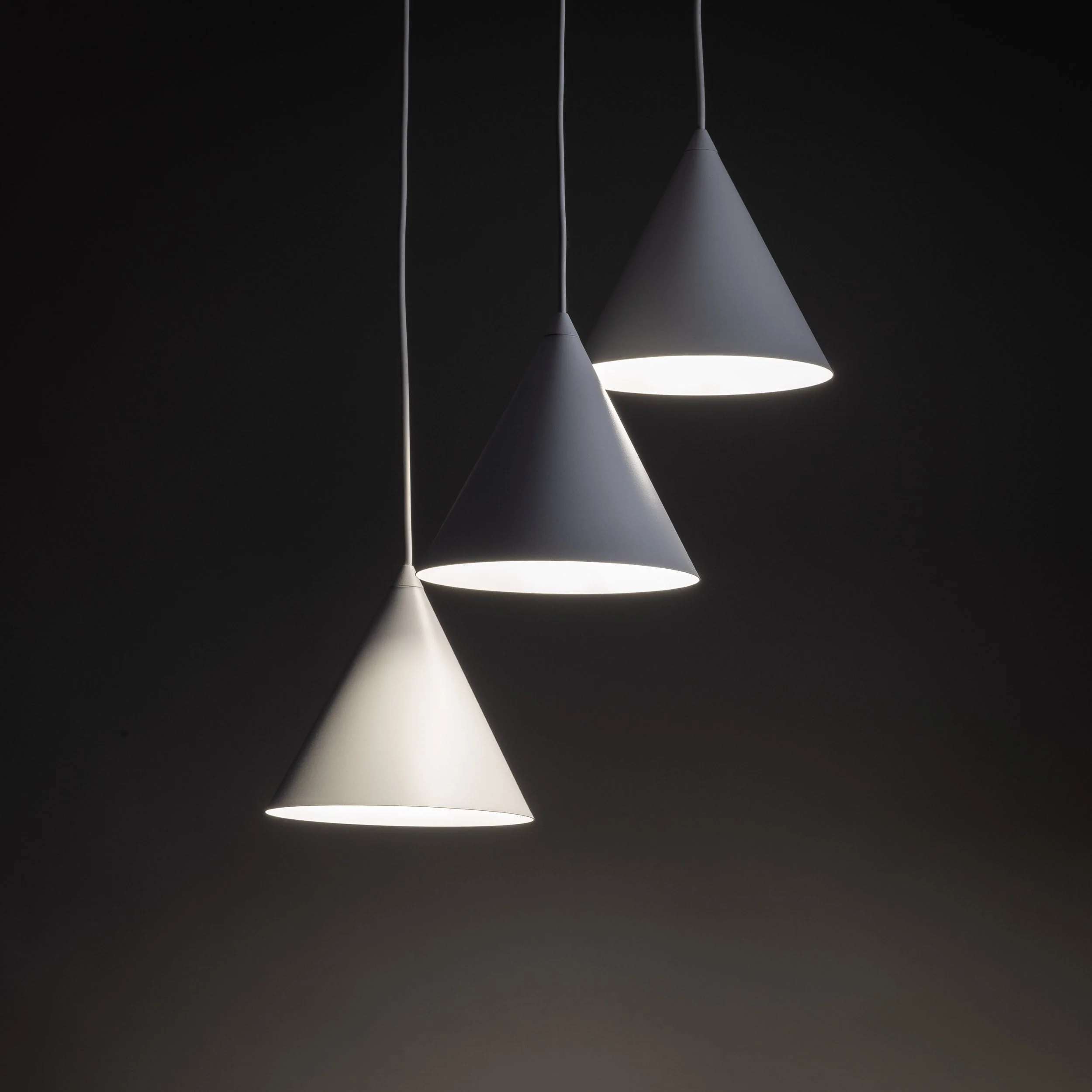 CONO 3-Light Steel Cone Pendant for Kitchen Island & Dining Table - Image 13