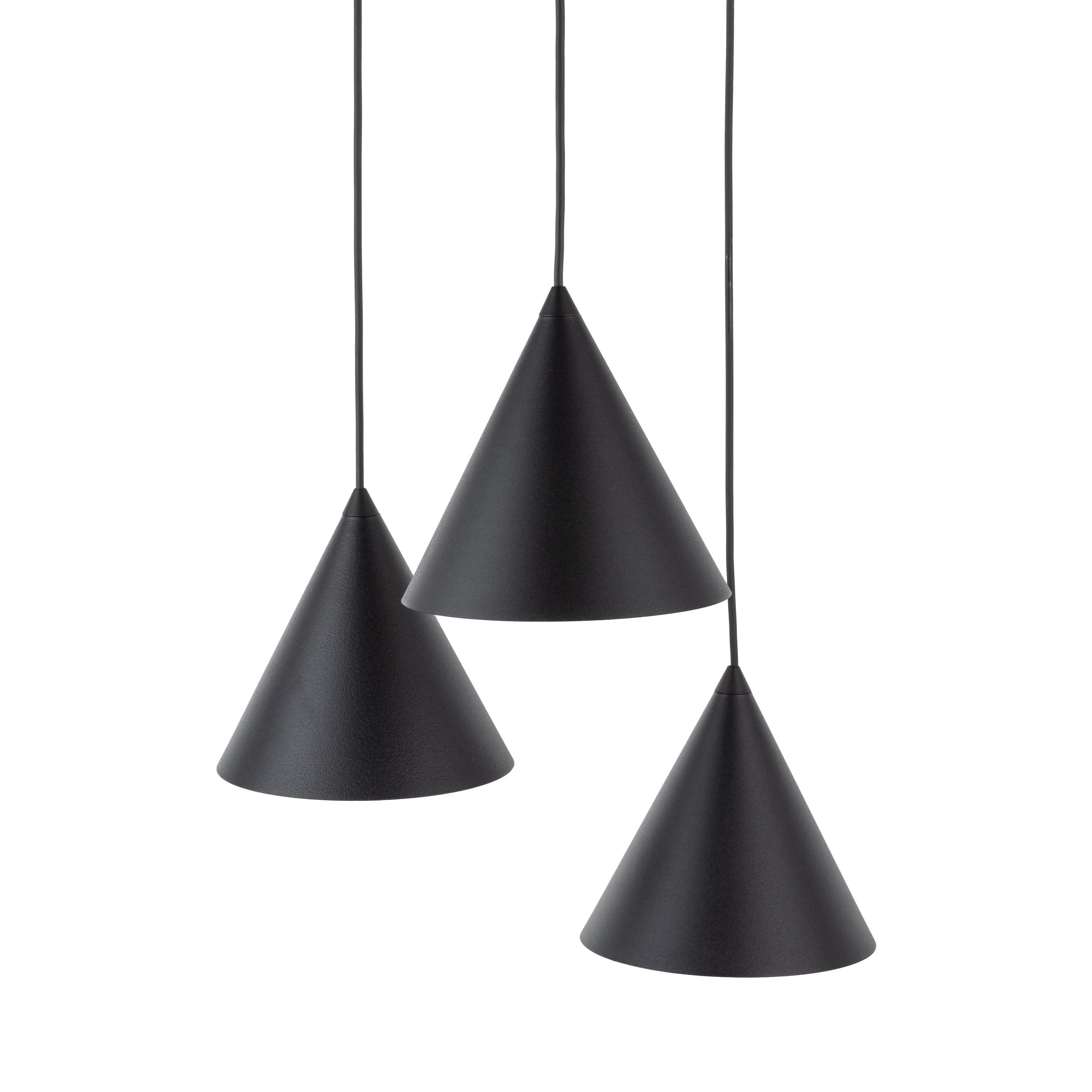 CONO 3-Light Steel Cone Pendant for Kitchen Island & Dining Table - Image 6