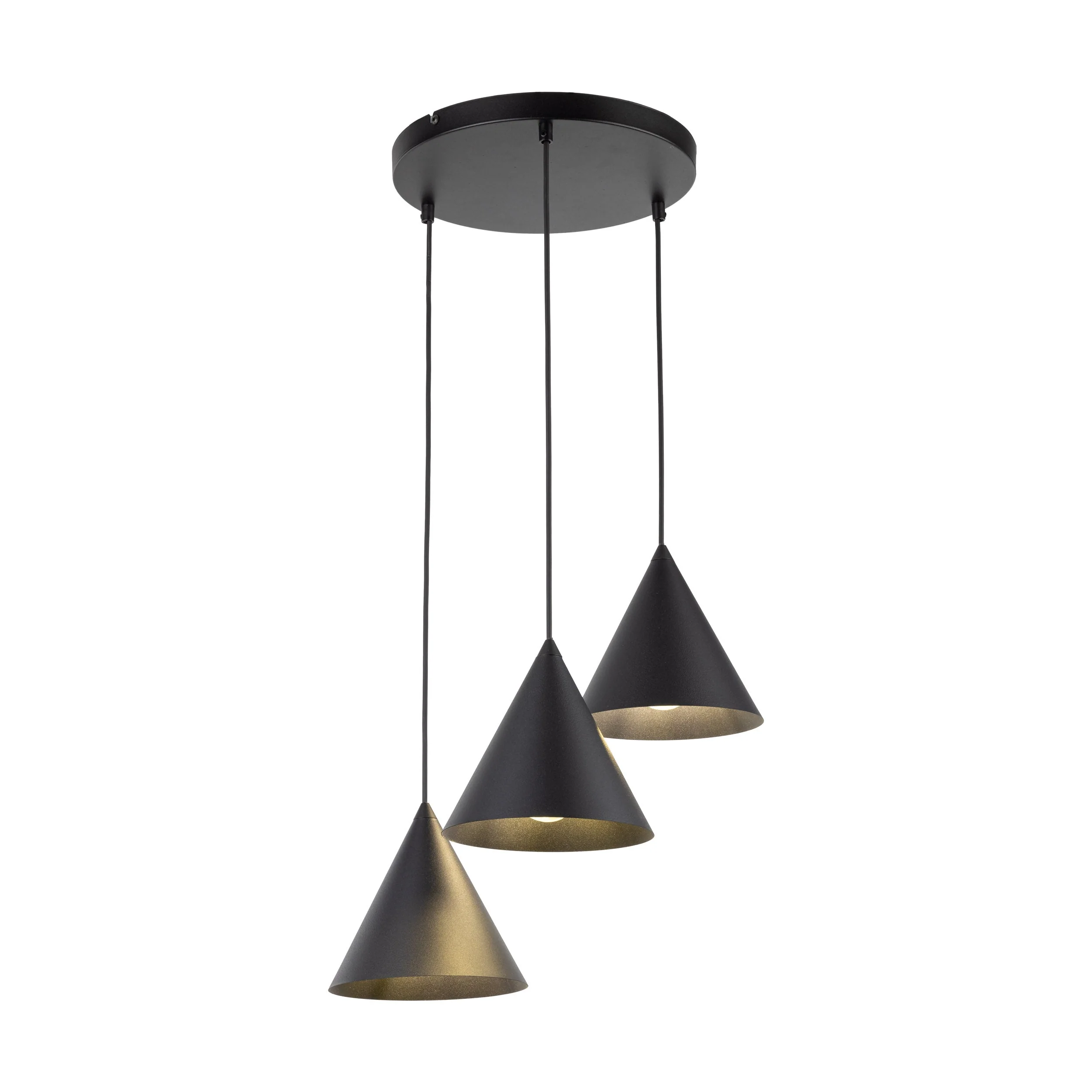 CONO 3-Light Steel Cone Pendant for Kitchen Island & Dining Table - Image 7