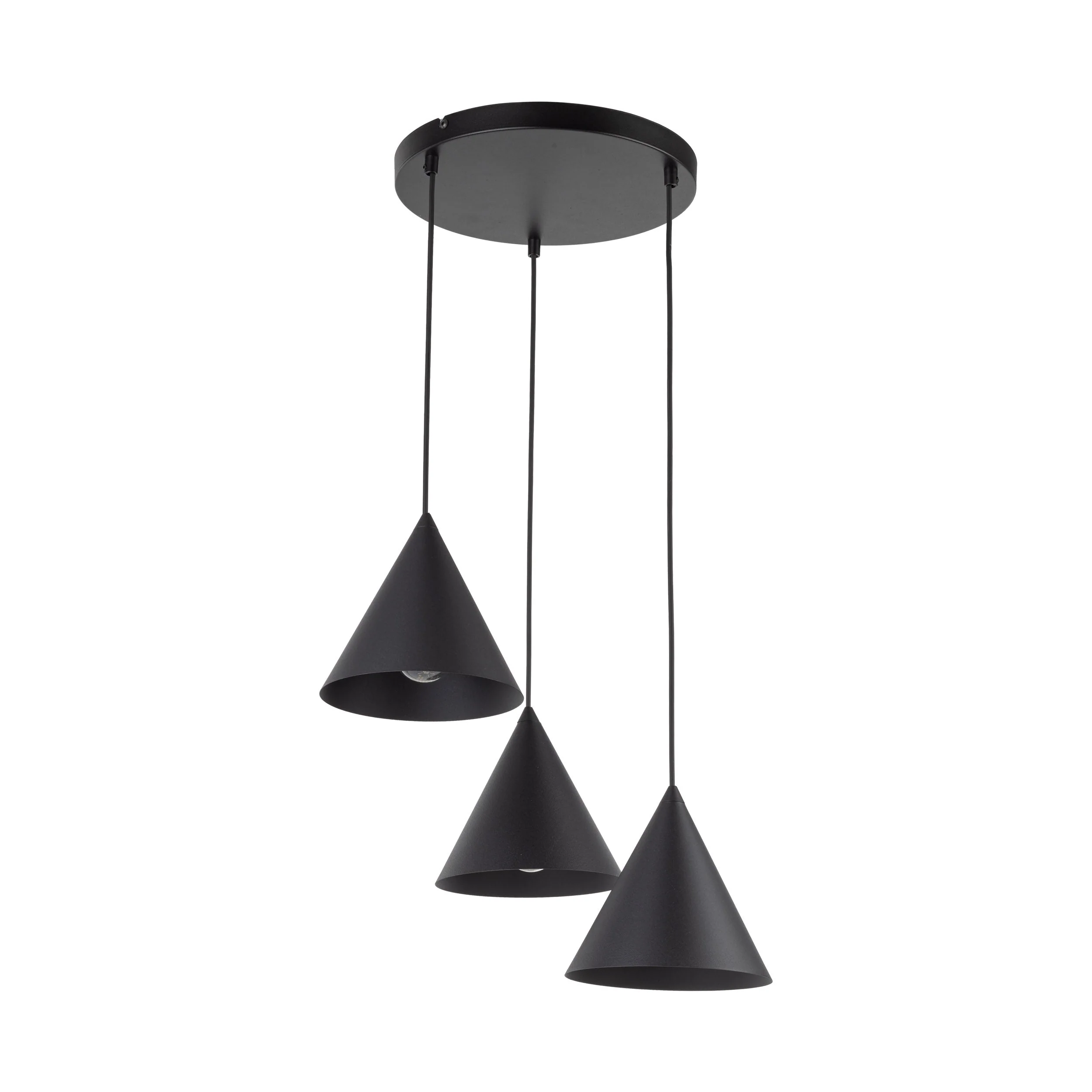 CONO 3-Light Steel Cone Pendant for Kitchen Island & Dining Table - Image 8