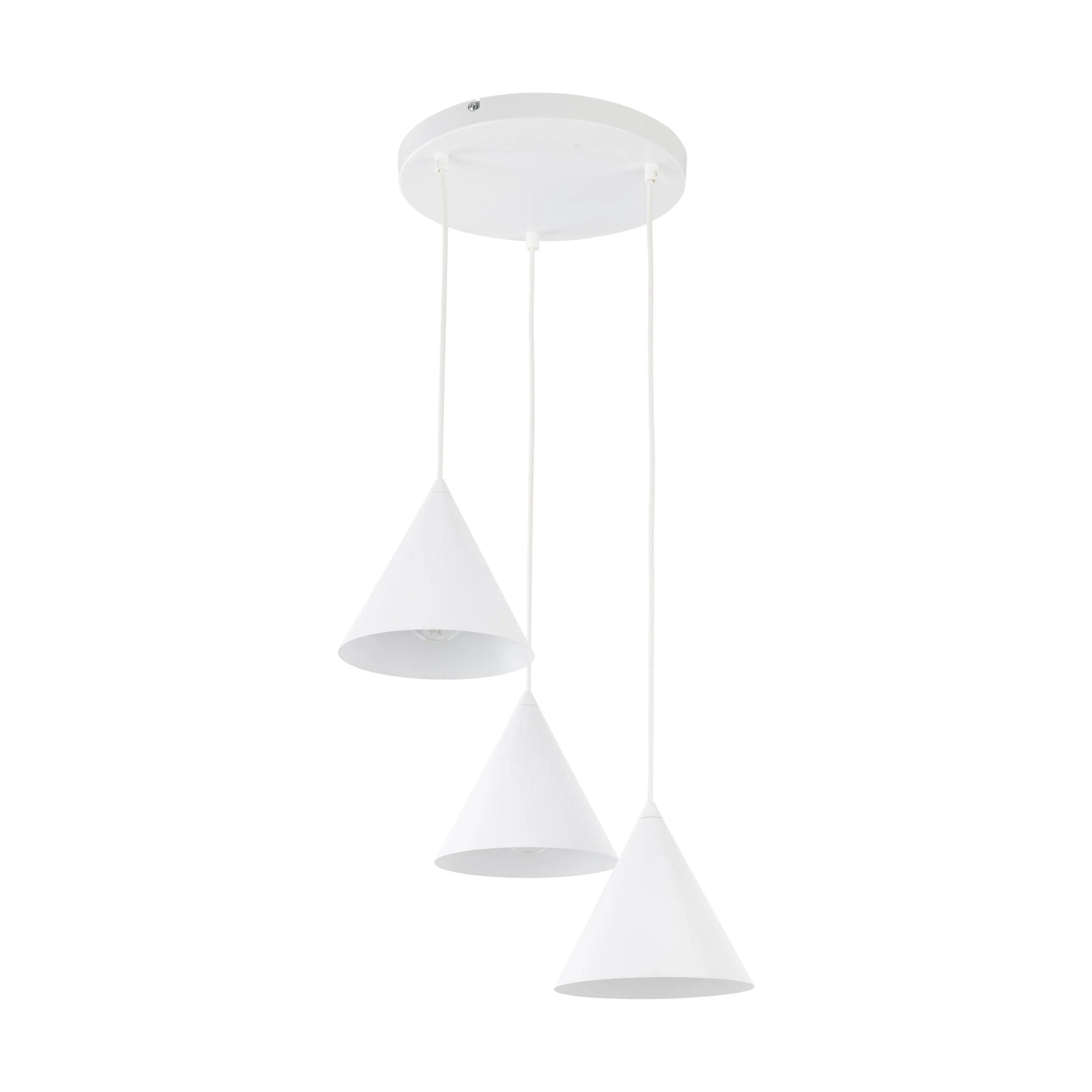 CONO 3-Light Steel Cone Pendant for Kitchen Island & Dining Table - Image 9