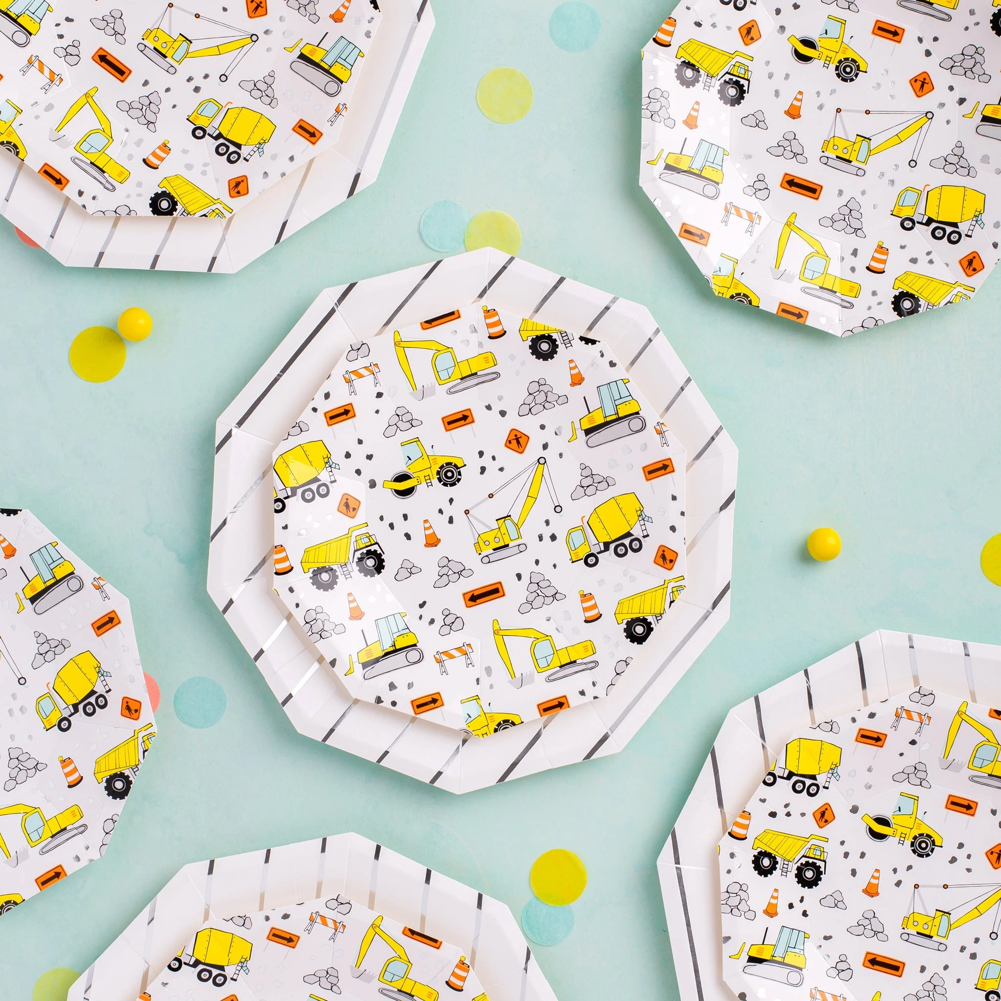 Construction Small Plates (SET OF 8) - Image 2
