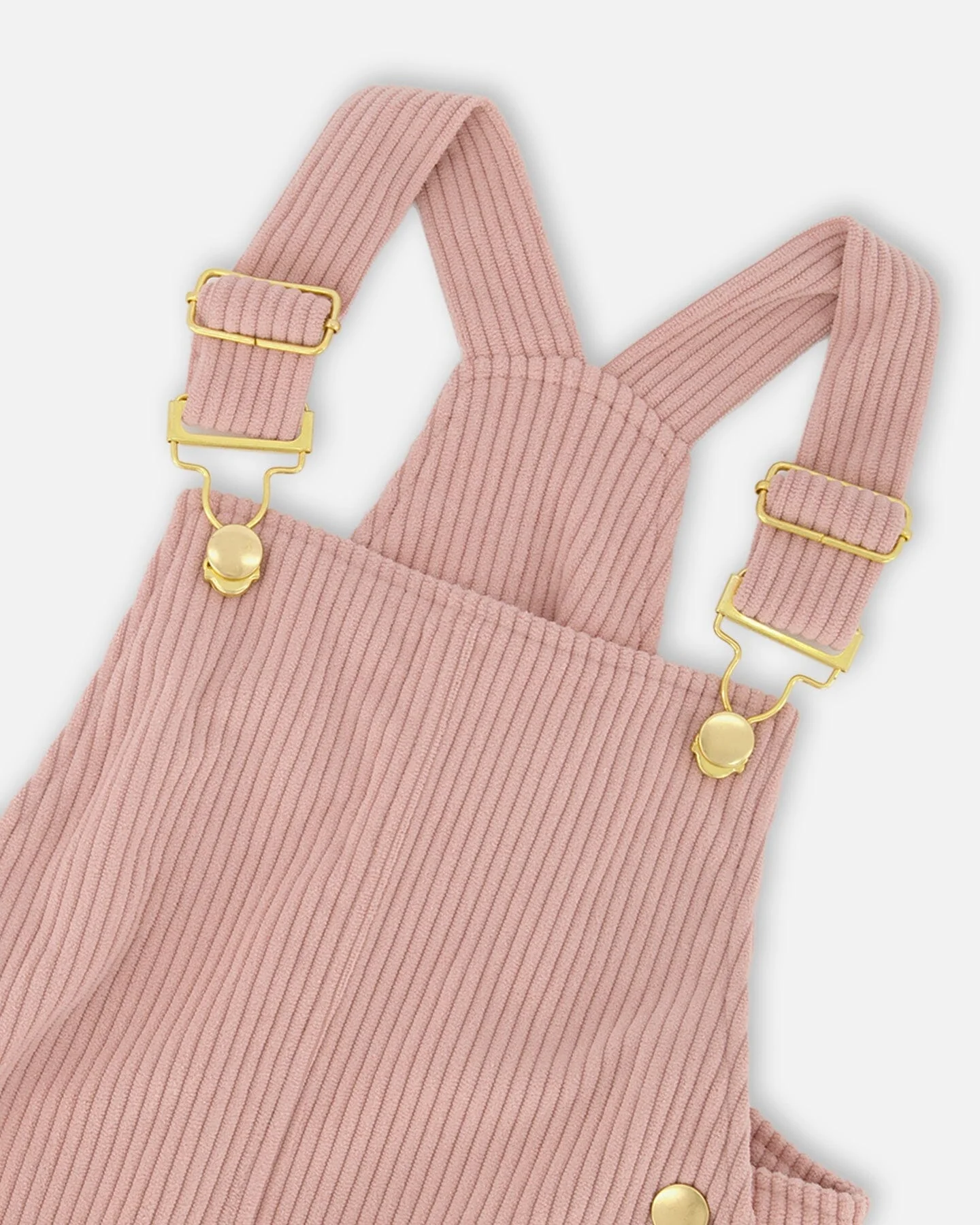 Corduroy Overall Dress Dusty Pink - Image 4