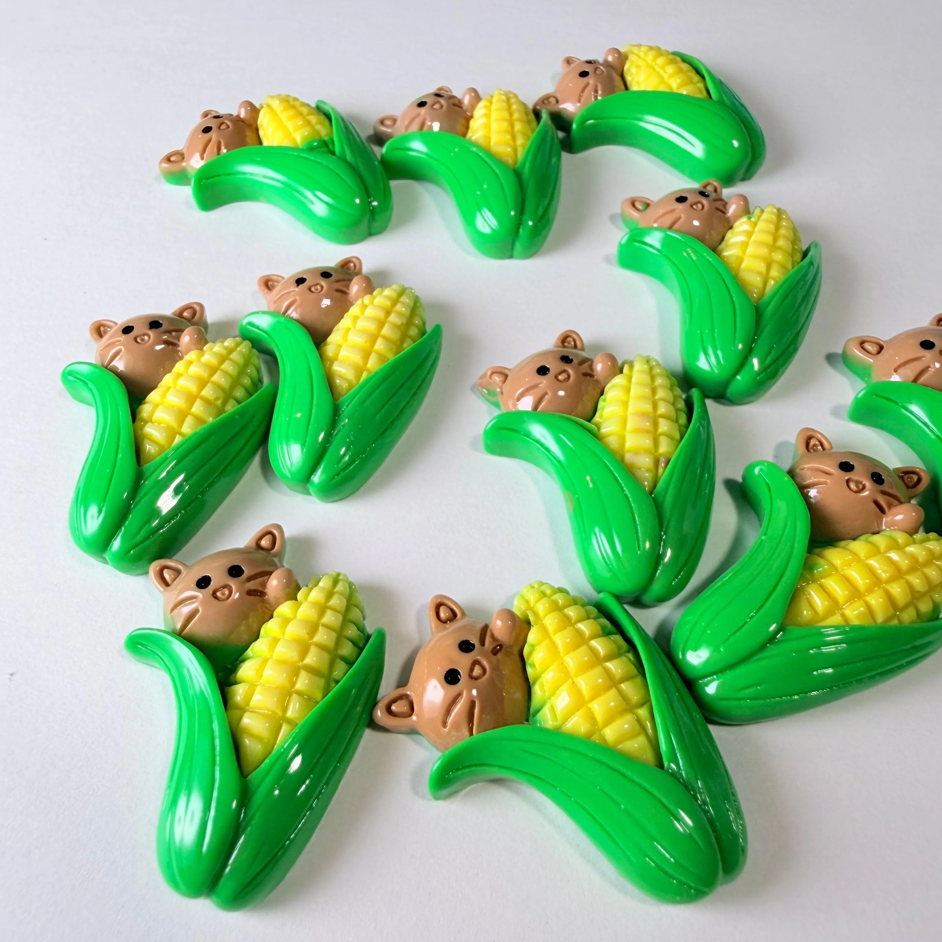 Corn Cat Charms for DIY Crafts - Image 3