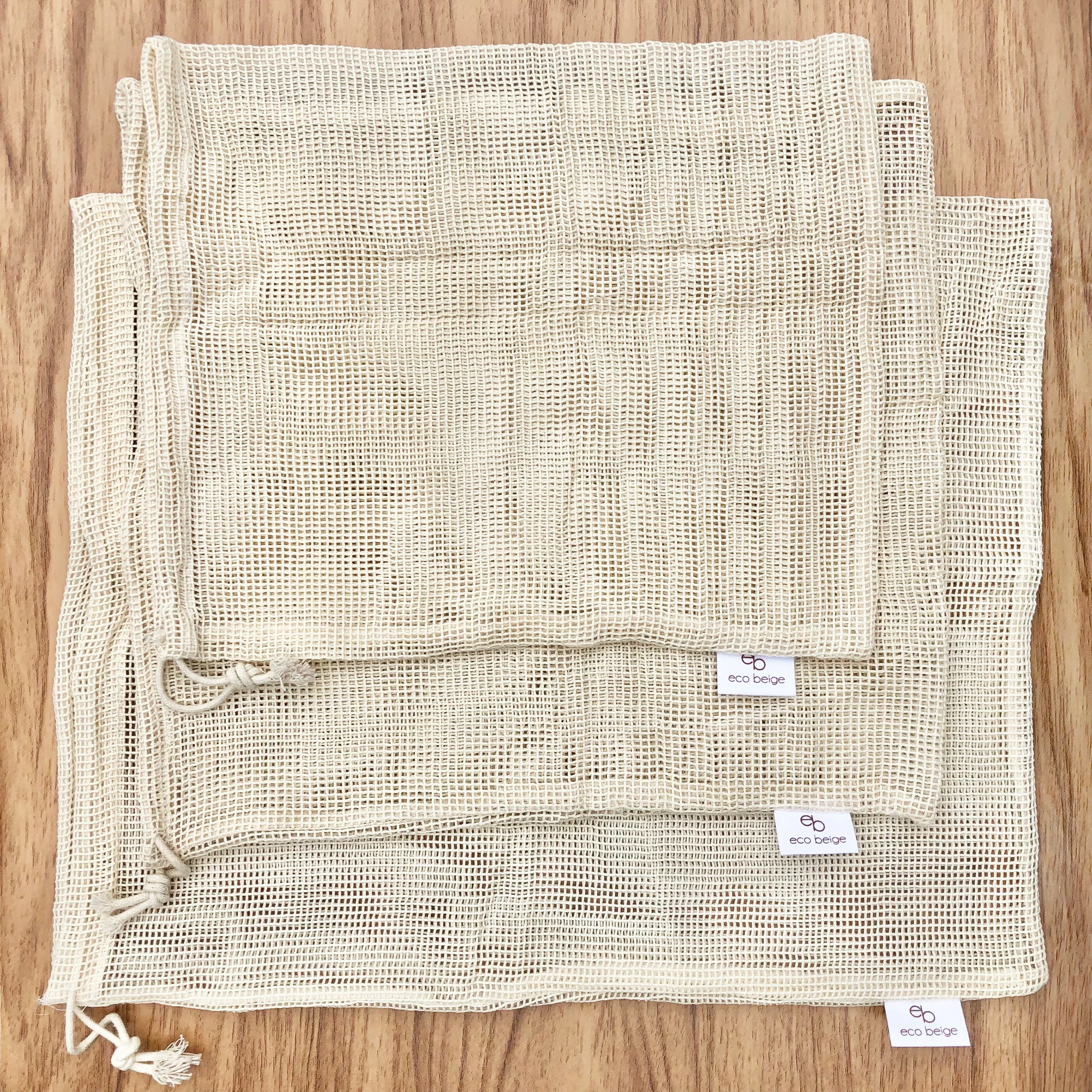 Cotton Produce Bags (Set of 3) - Image 6