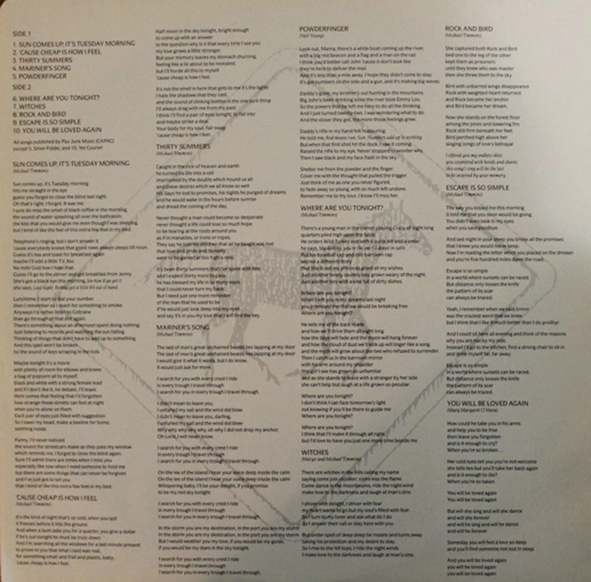 Cowboy Junkies – The Caution Horses - Image 4