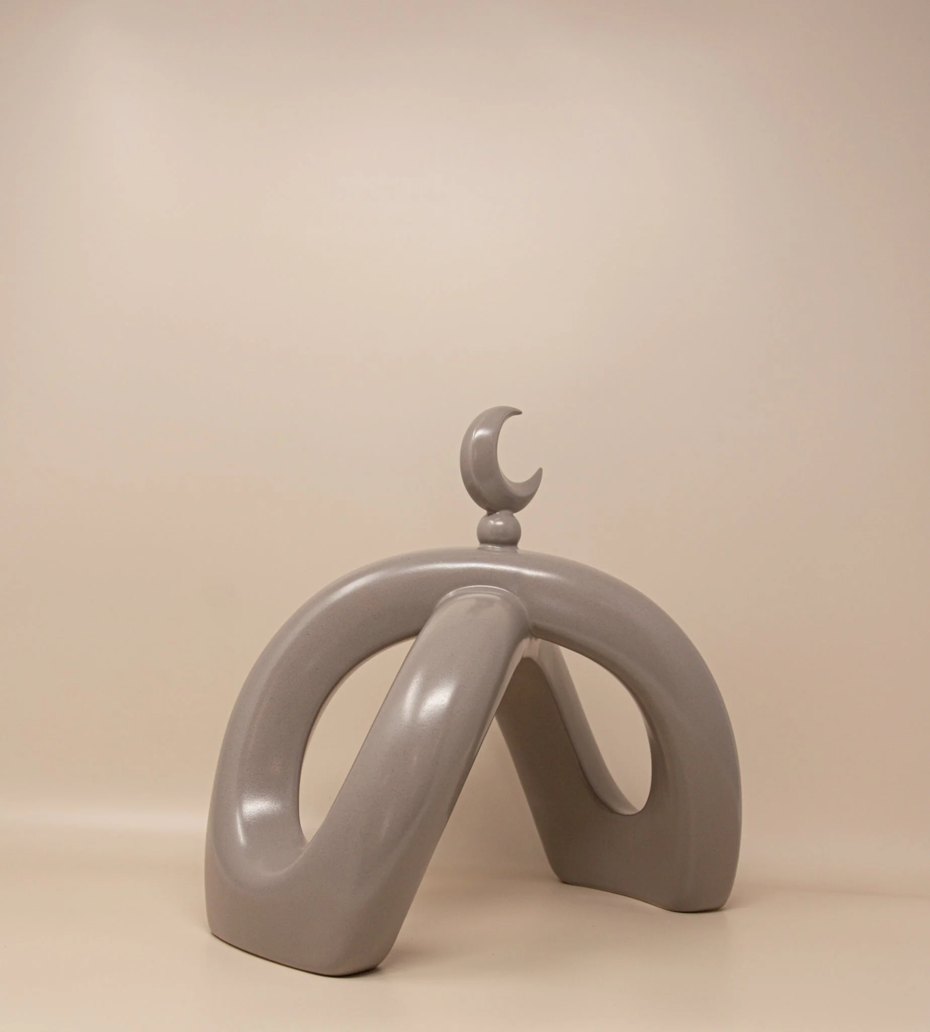 Crescent Knot Sculpture: Mocha - Image 2