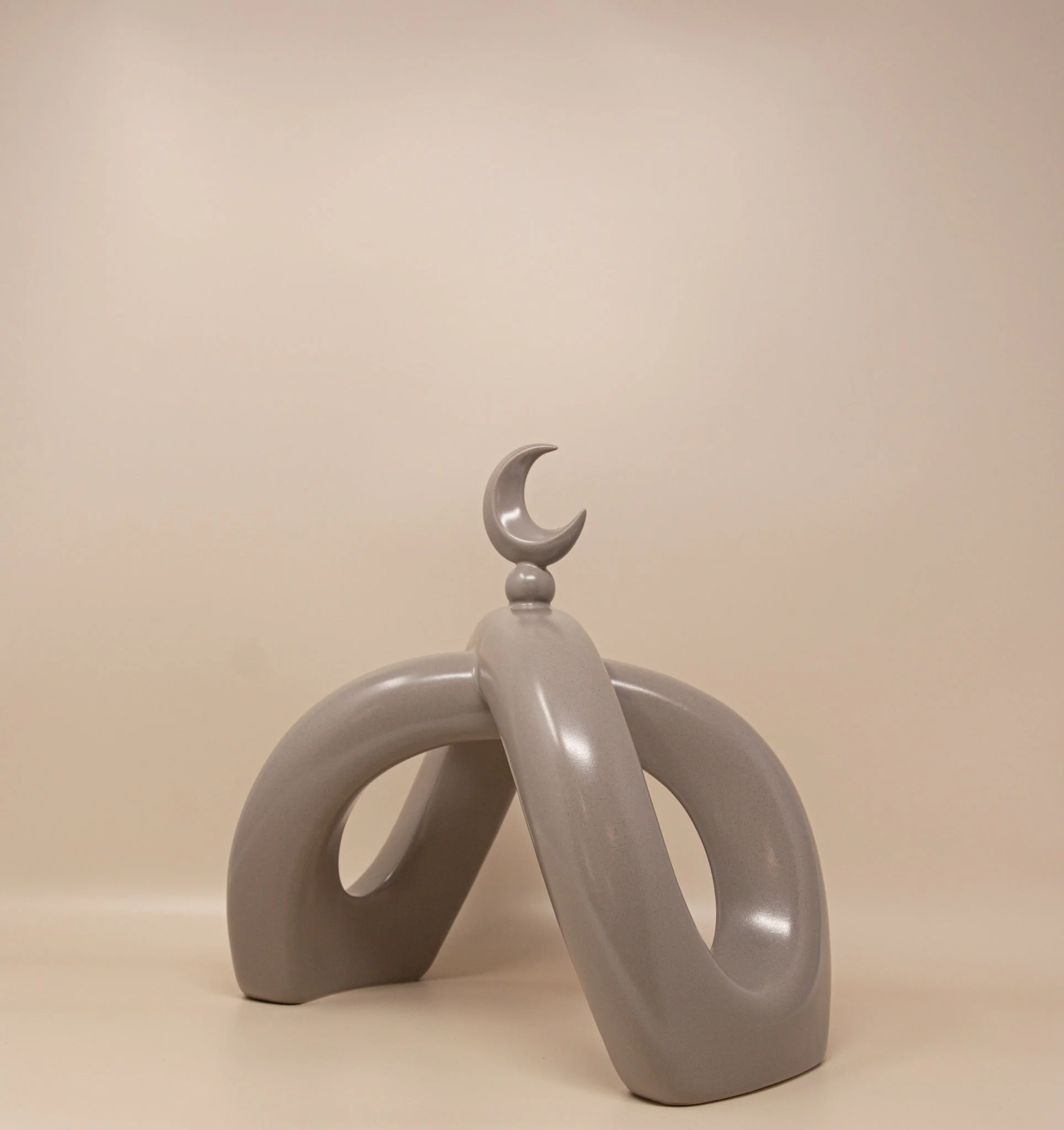 Crescent Knot Sculpture: Mocha - Image 6