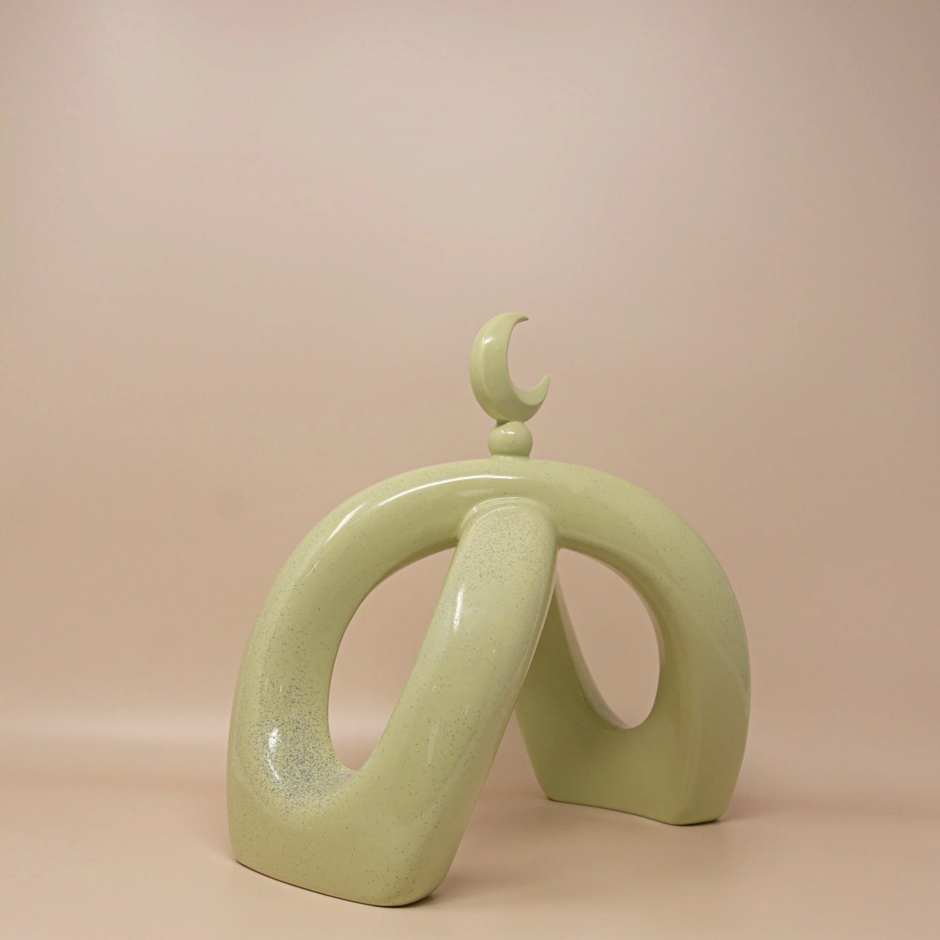 Crescent Knot Sculpture: Pistachio - Image 2