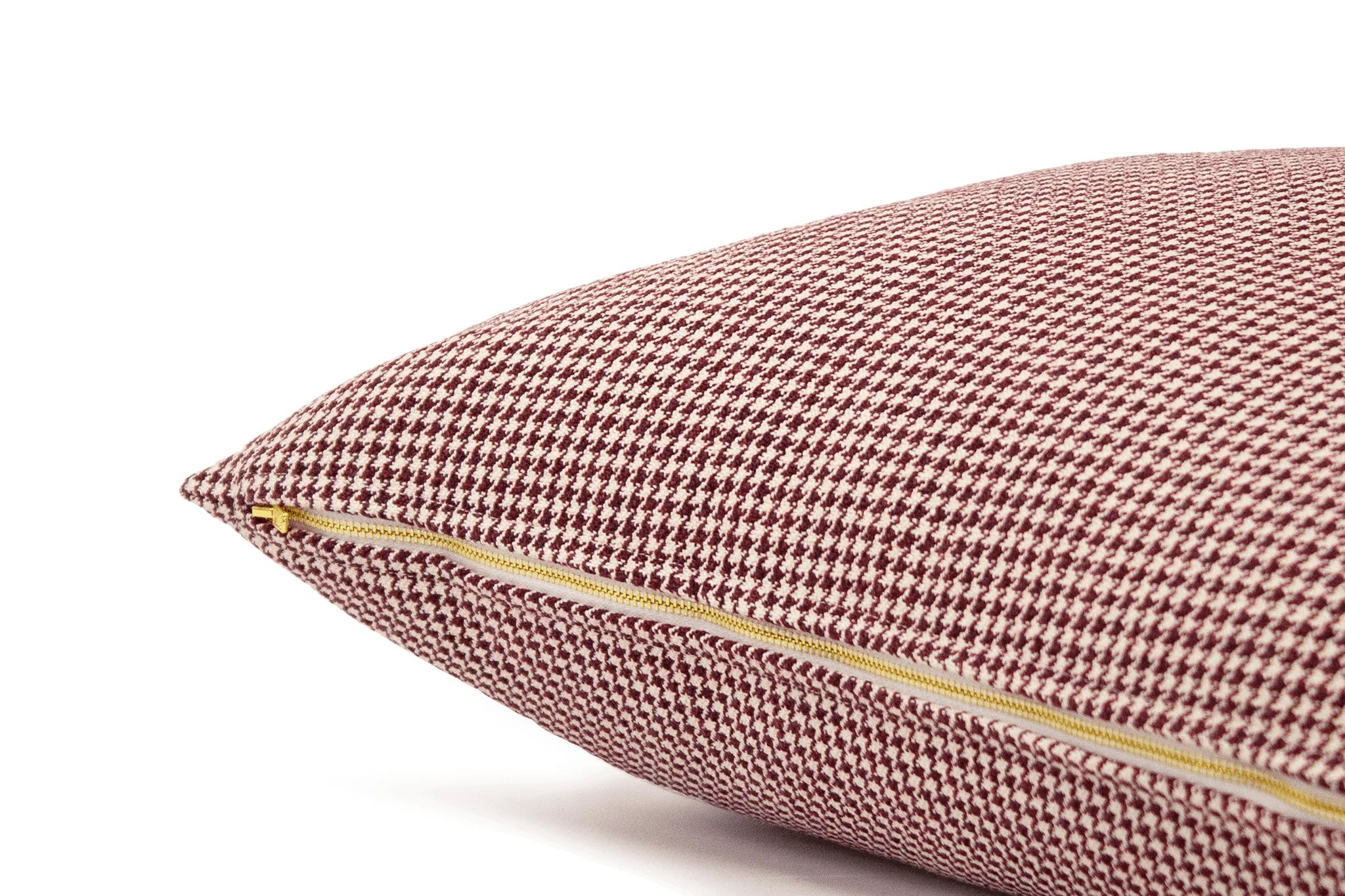 Crimson Houndstooth Cushion Cover - Image 3
