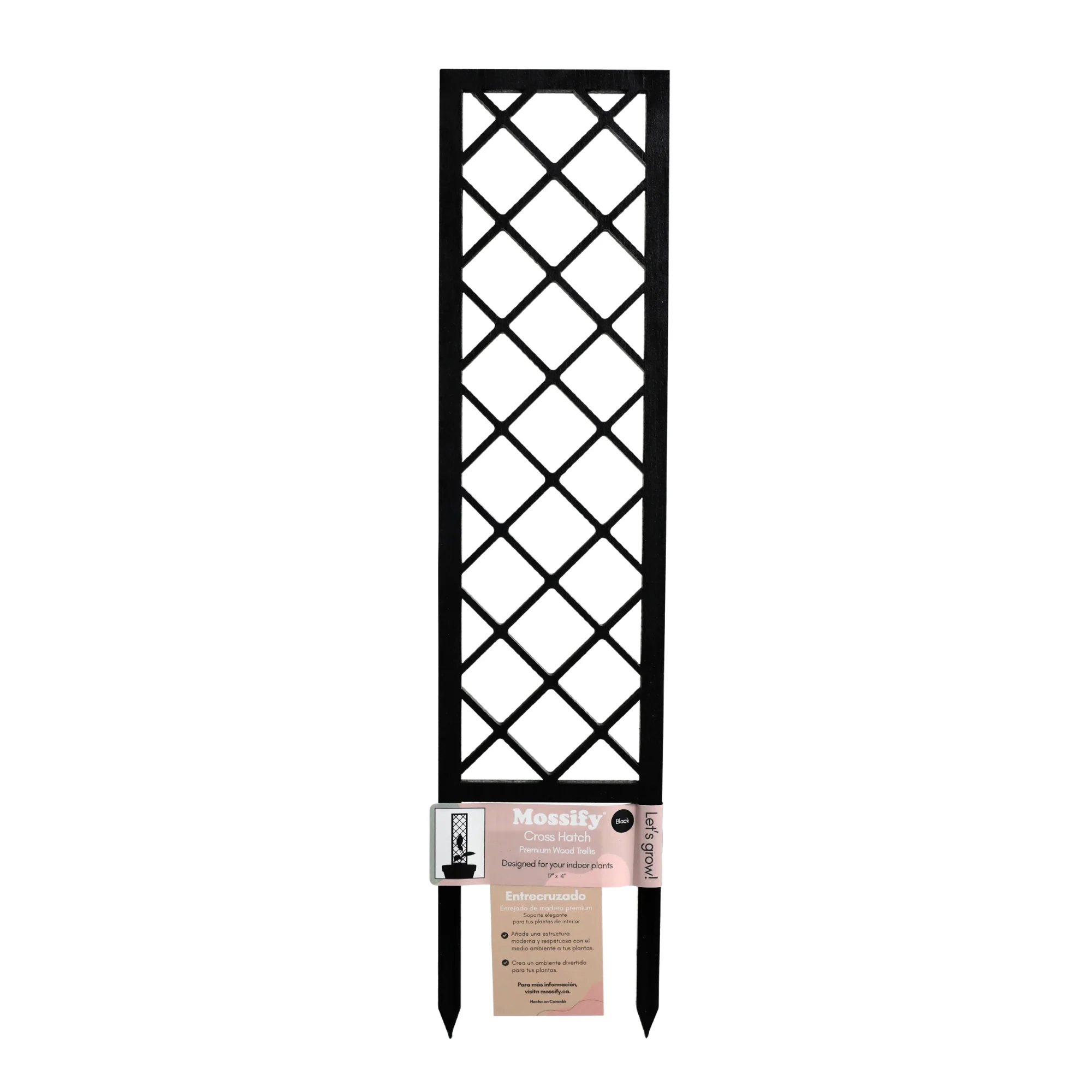 Cross-Hatch Wooden Trellis - Image 2