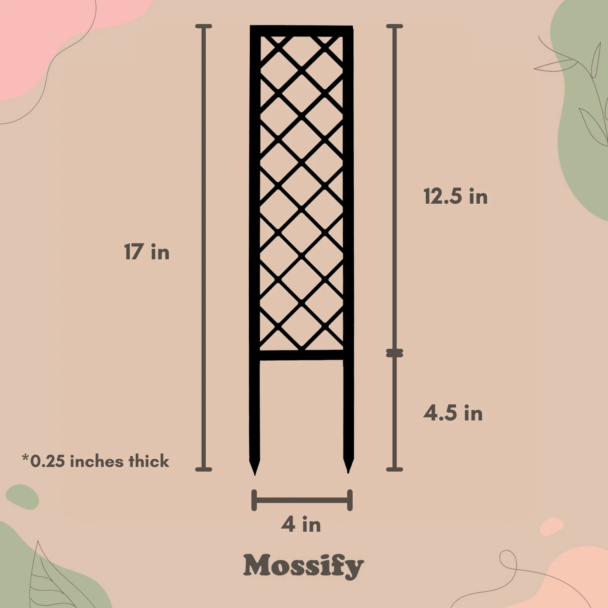 Cross-Hatch Wooden Trellis - Image 4