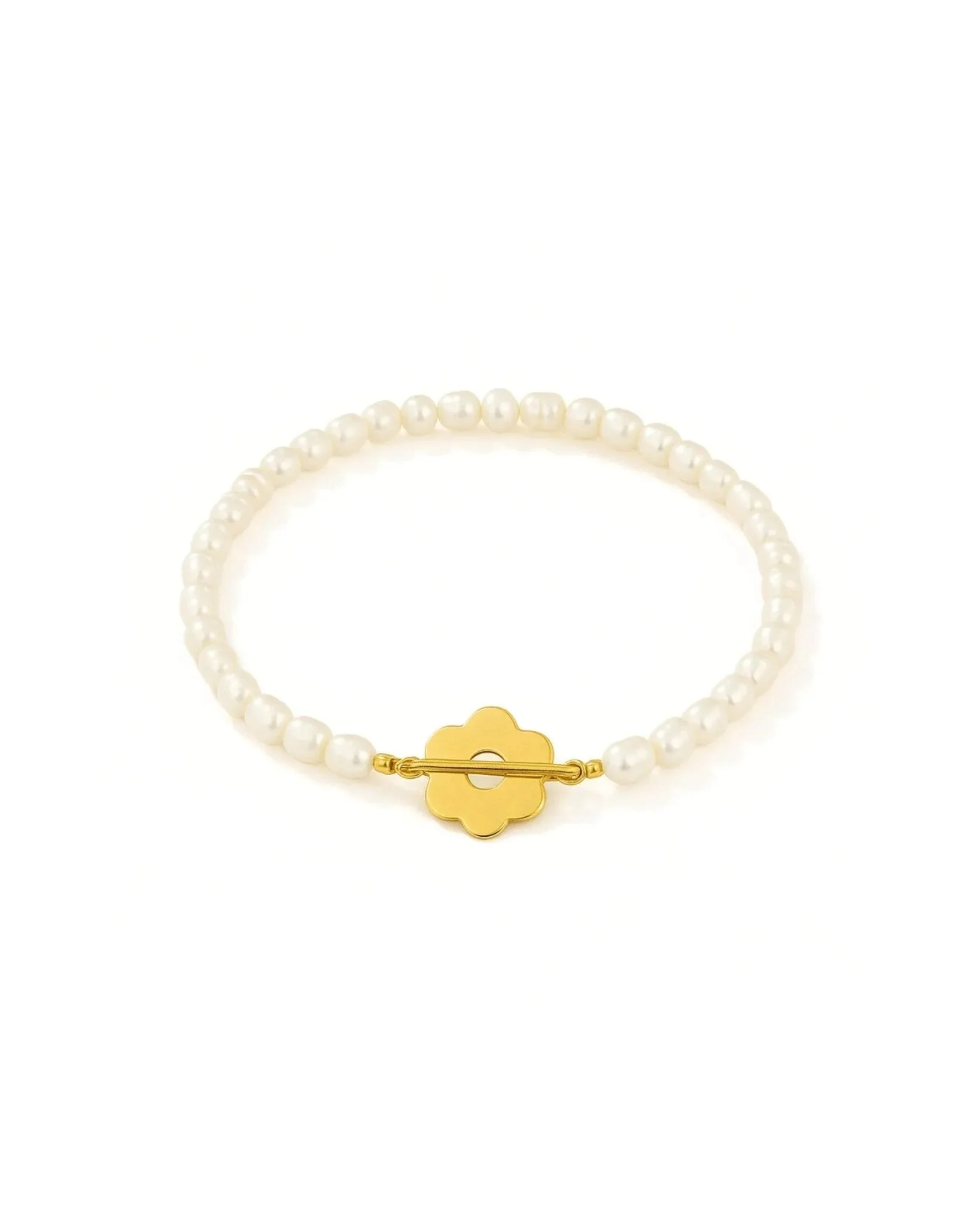 Daisy Pearl Bracelet