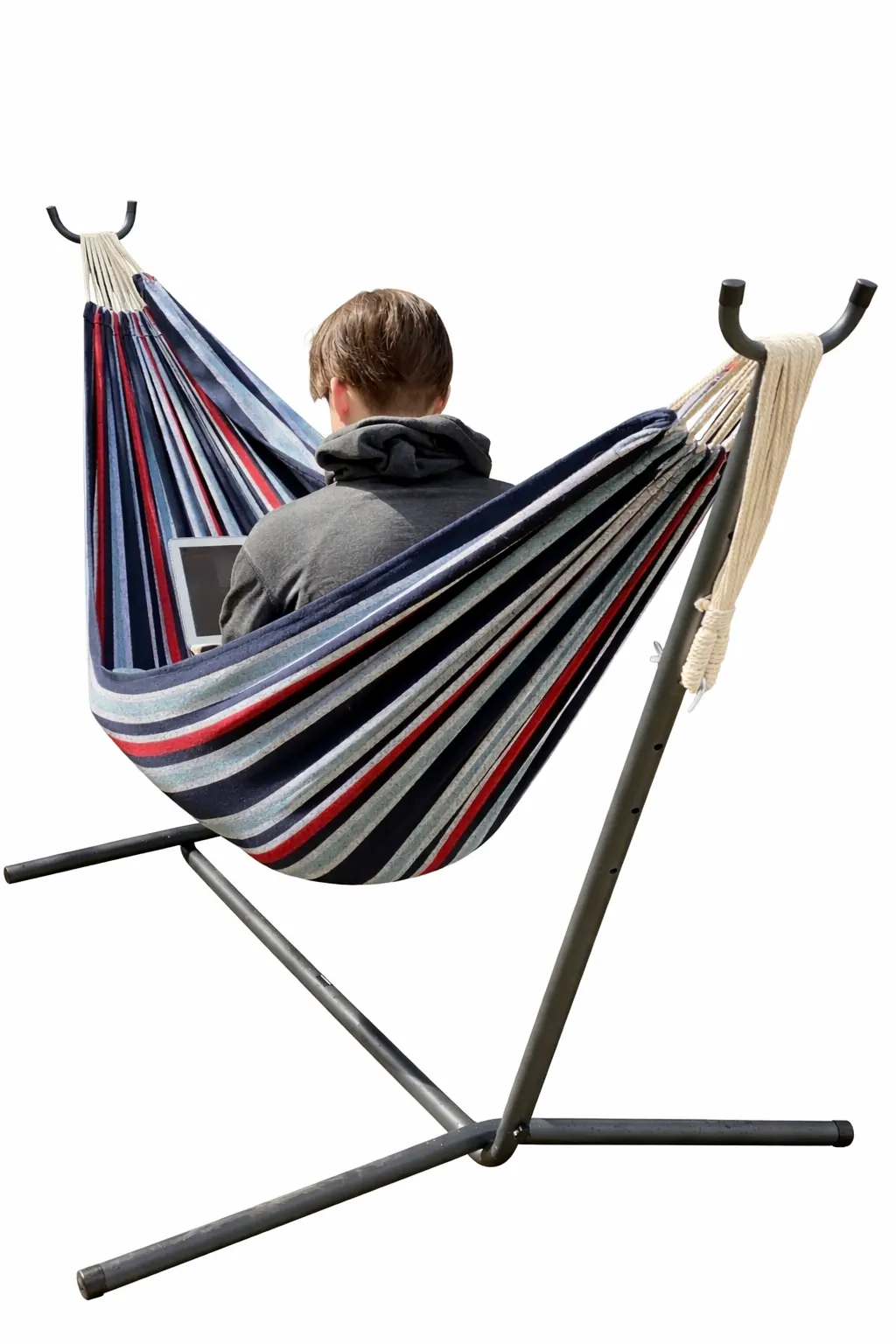 Deluxe Brazilian Double Hammock with Universal Stand - Image 10