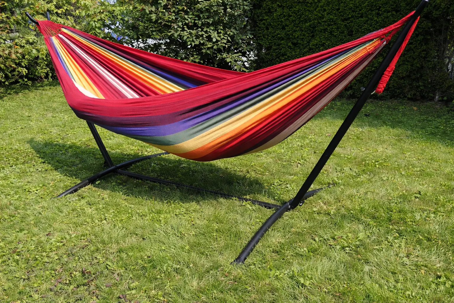 Deluxe Brazilian Double Hammock with Universal Stand - Image 15