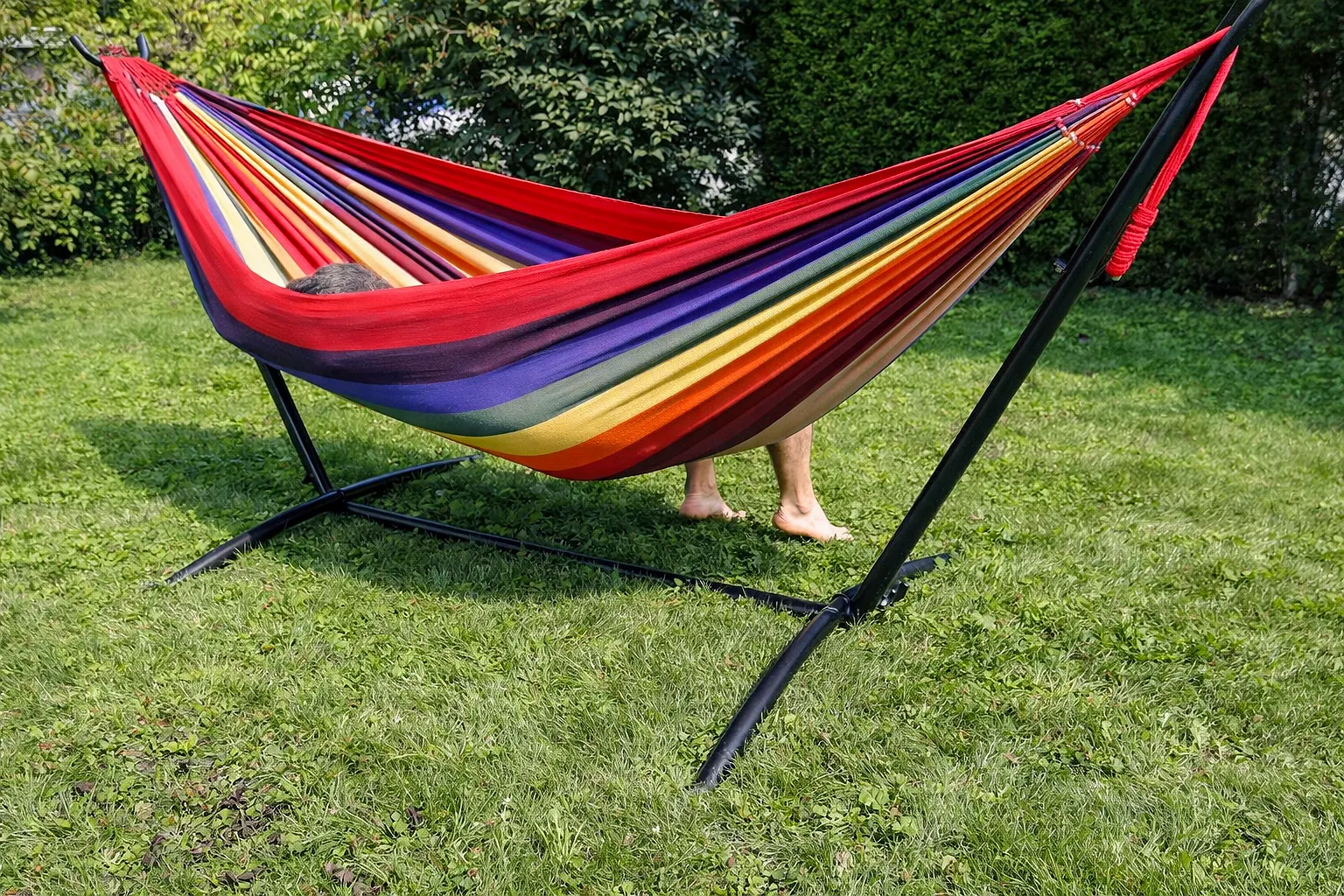 Deluxe Brazilian Double Hammock with Universal Stand - Image 16