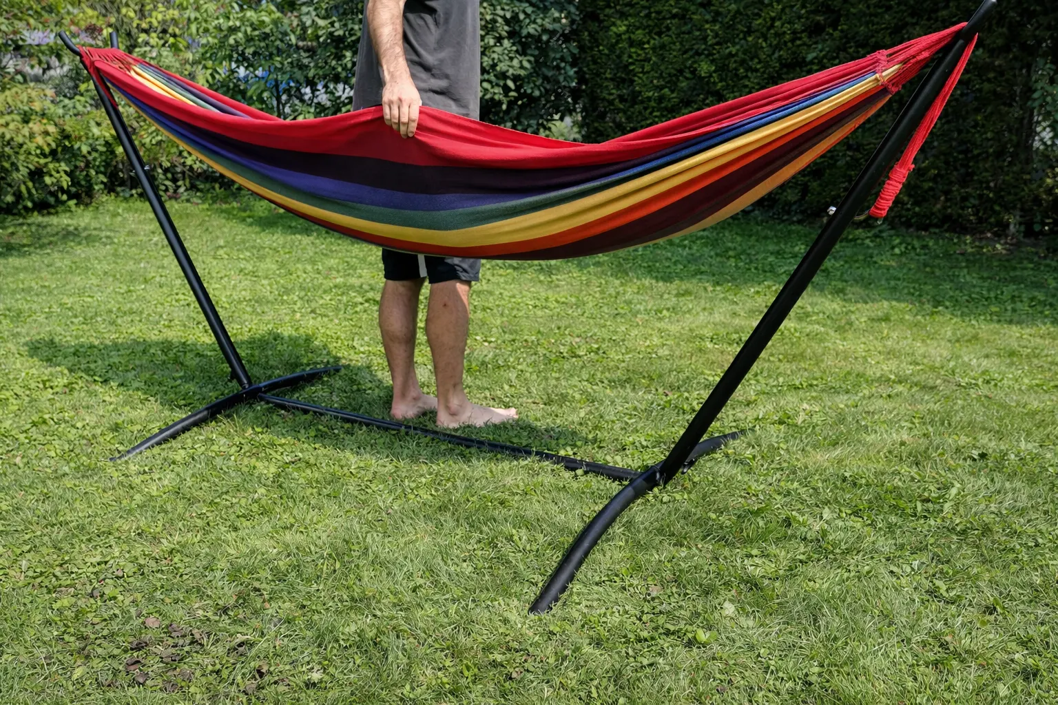 Deluxe Brazilian Double Hammock with Universal Stand - Image 17