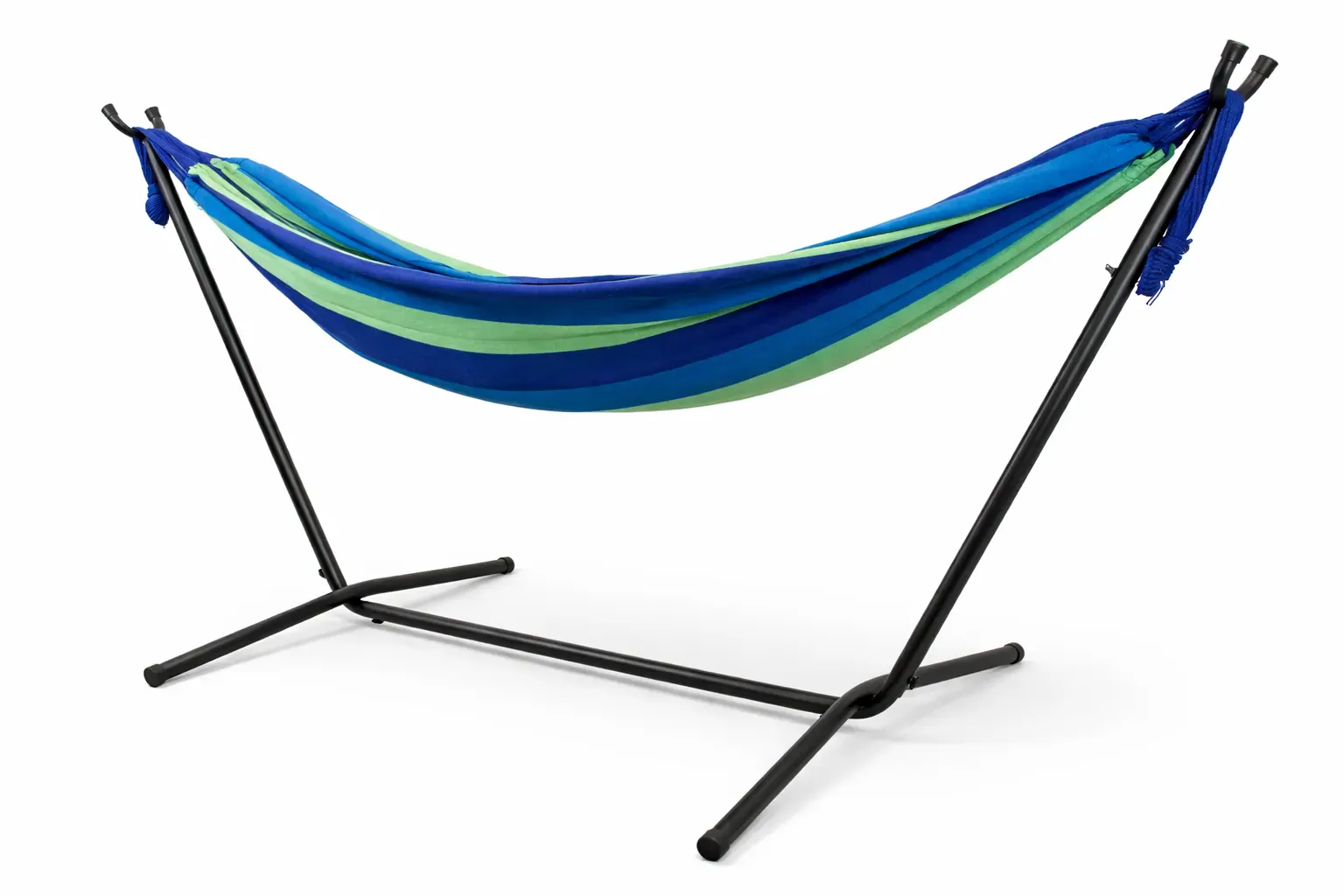 Deluxe Brazilian Double Hammock with Universal Stand - Image 2