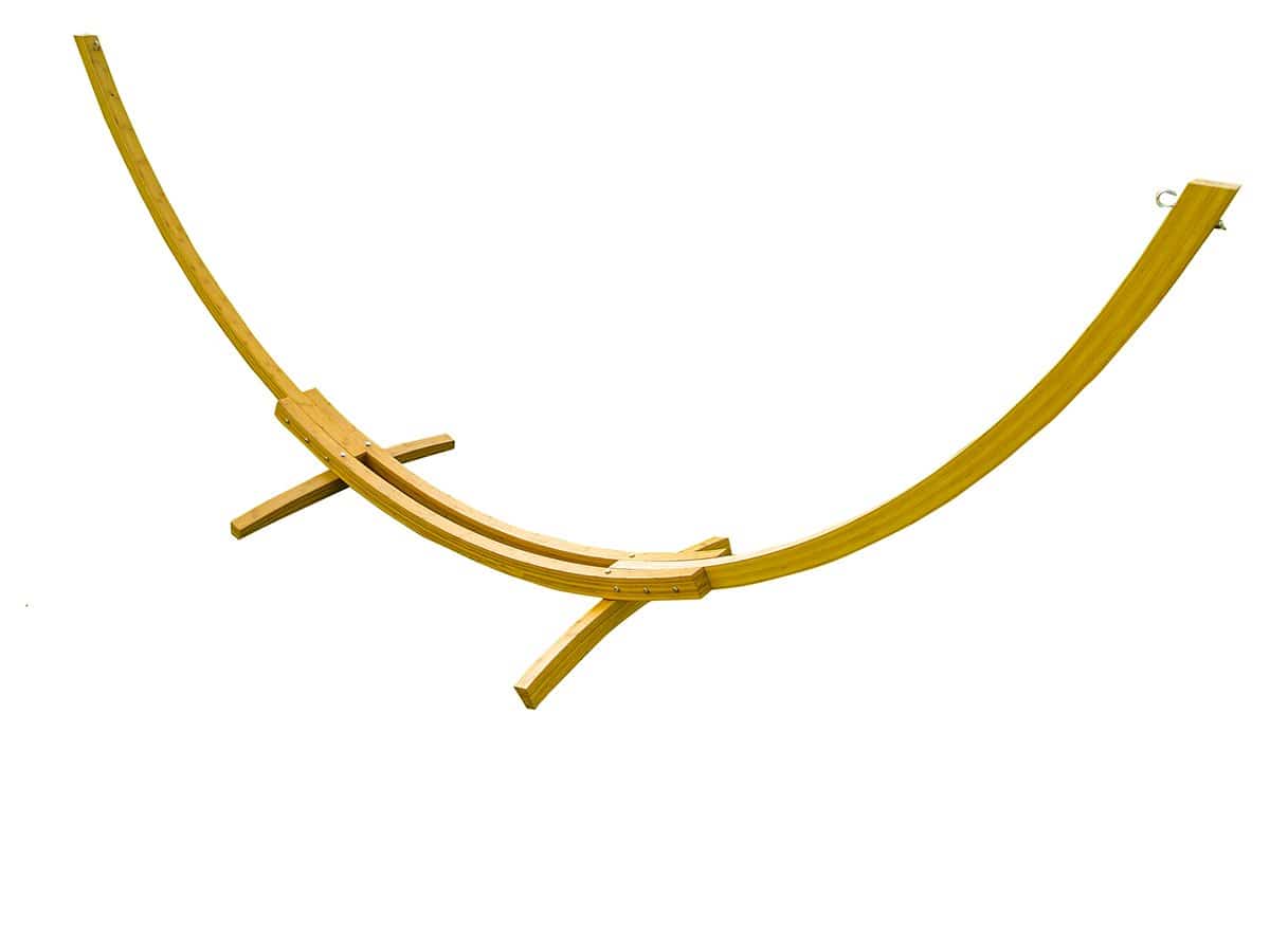 Deluxe Quilted Hammock with Bamboo Stand - Image 13
