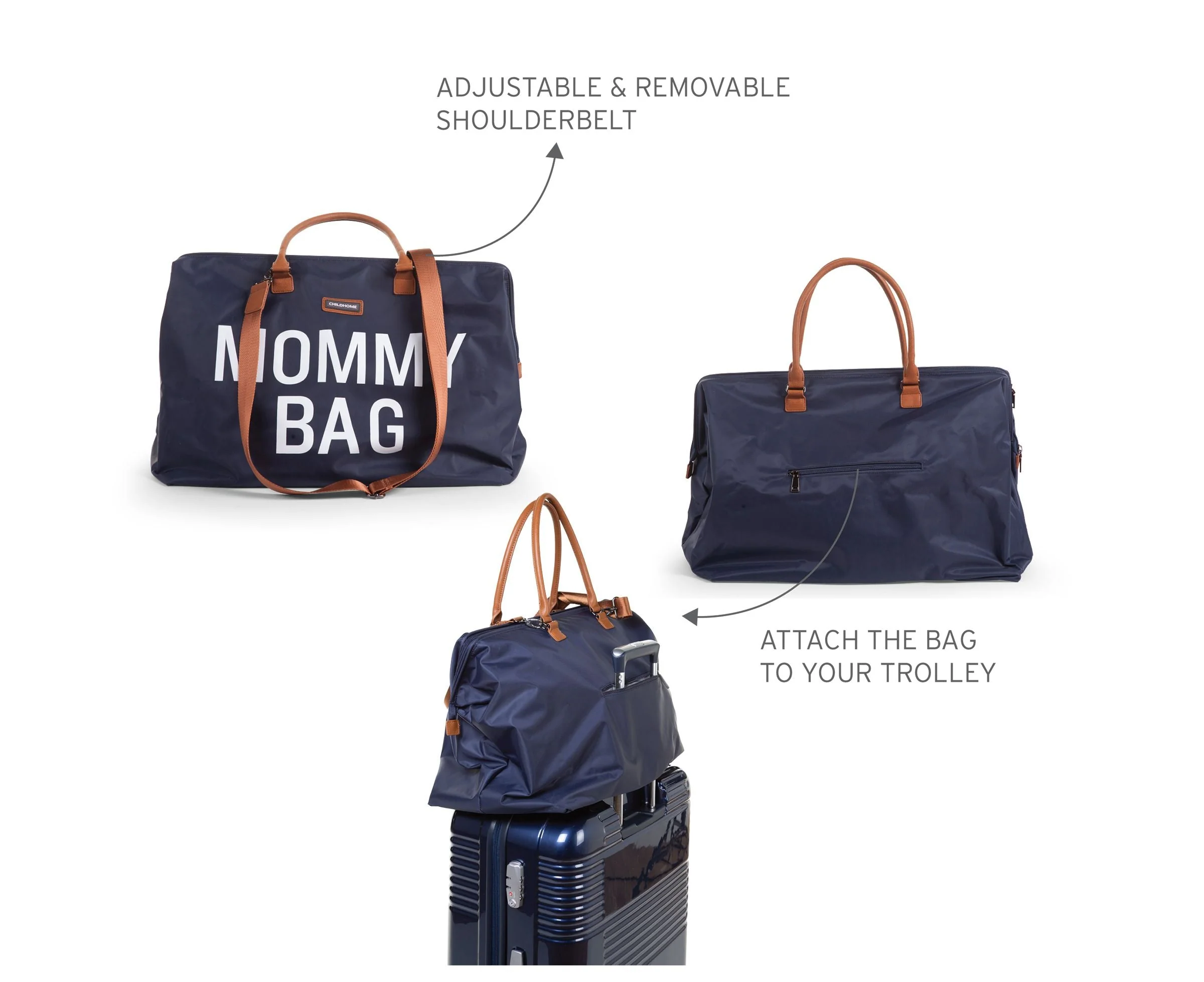 Dependable Navy Mommy Bag - Image 6