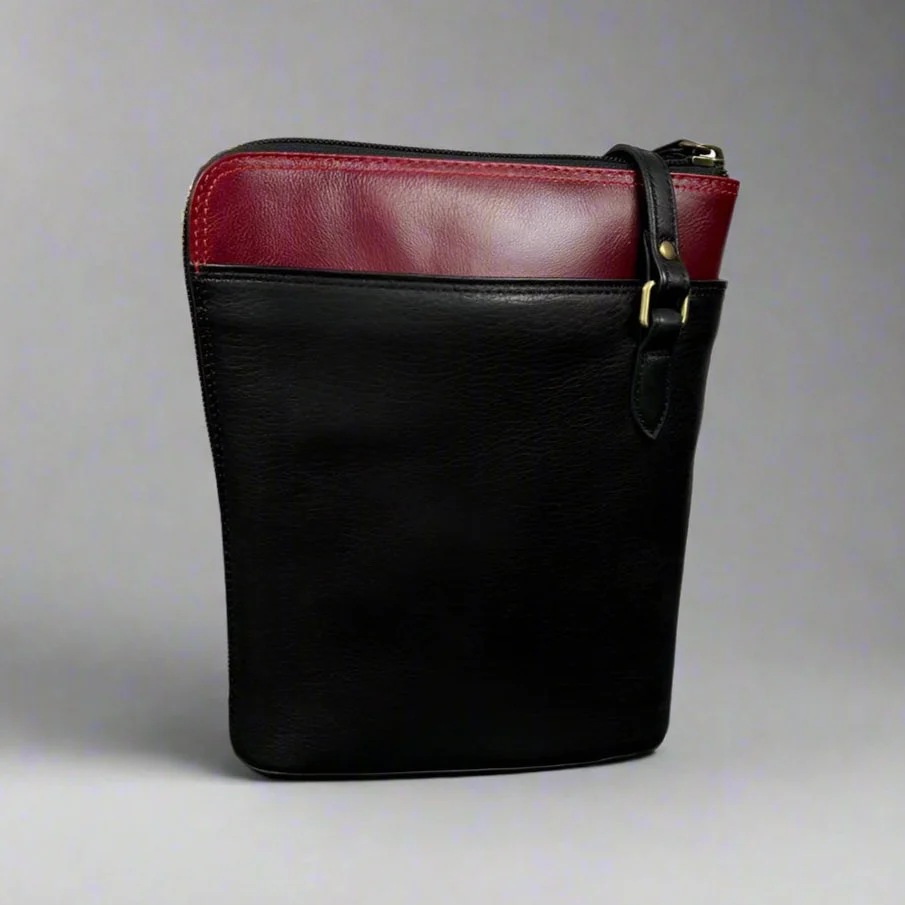 Derek Alexander Adjustable Crossbody Bag with Wide-Zip Main Compartment - Image 2