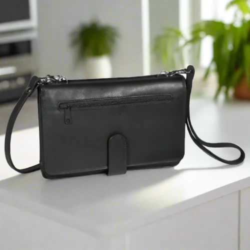 Derek Alexander Deluxe Leather Organizer Clutch Purse - Image 3