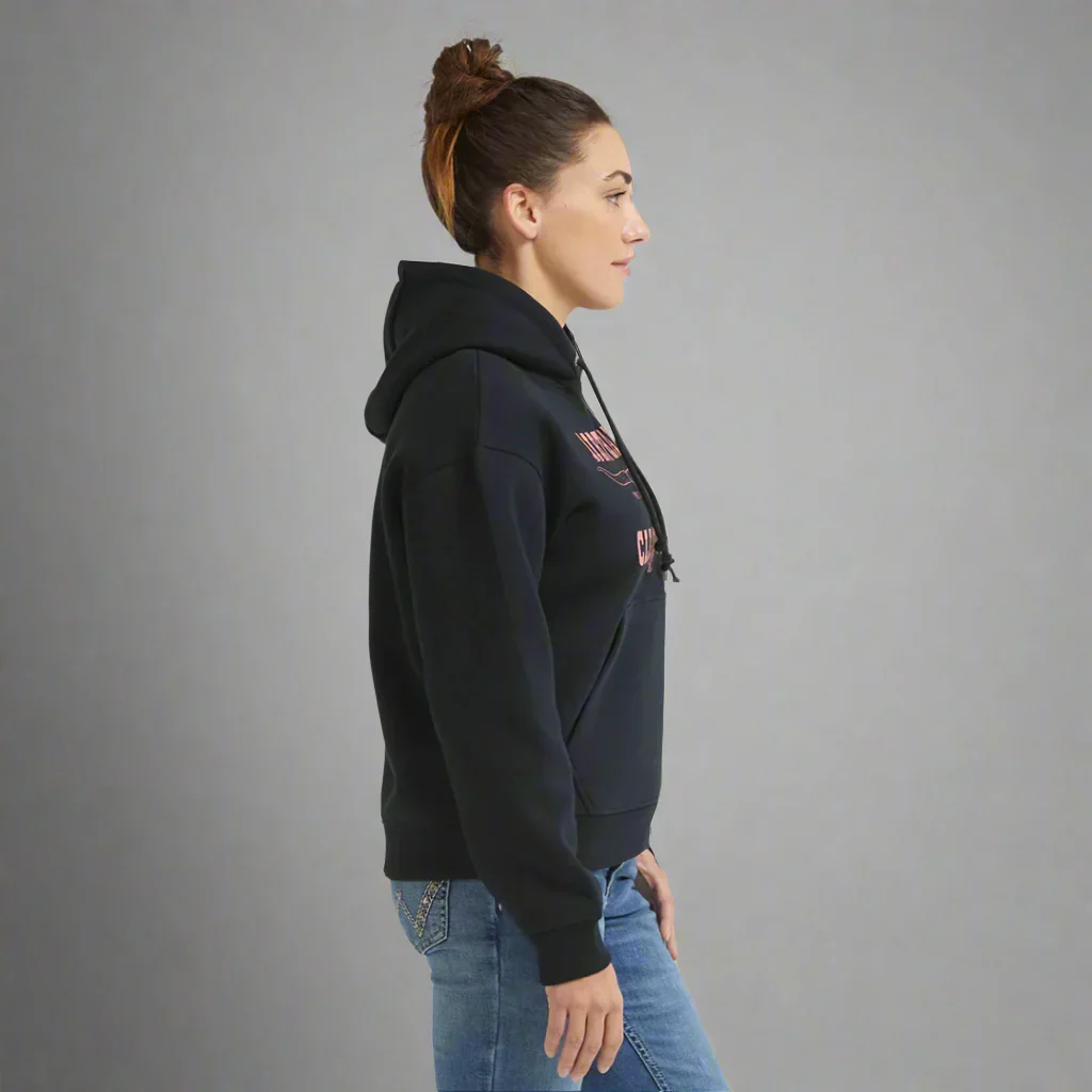 DHCM Women's Longhorn Hoodie - Image 3